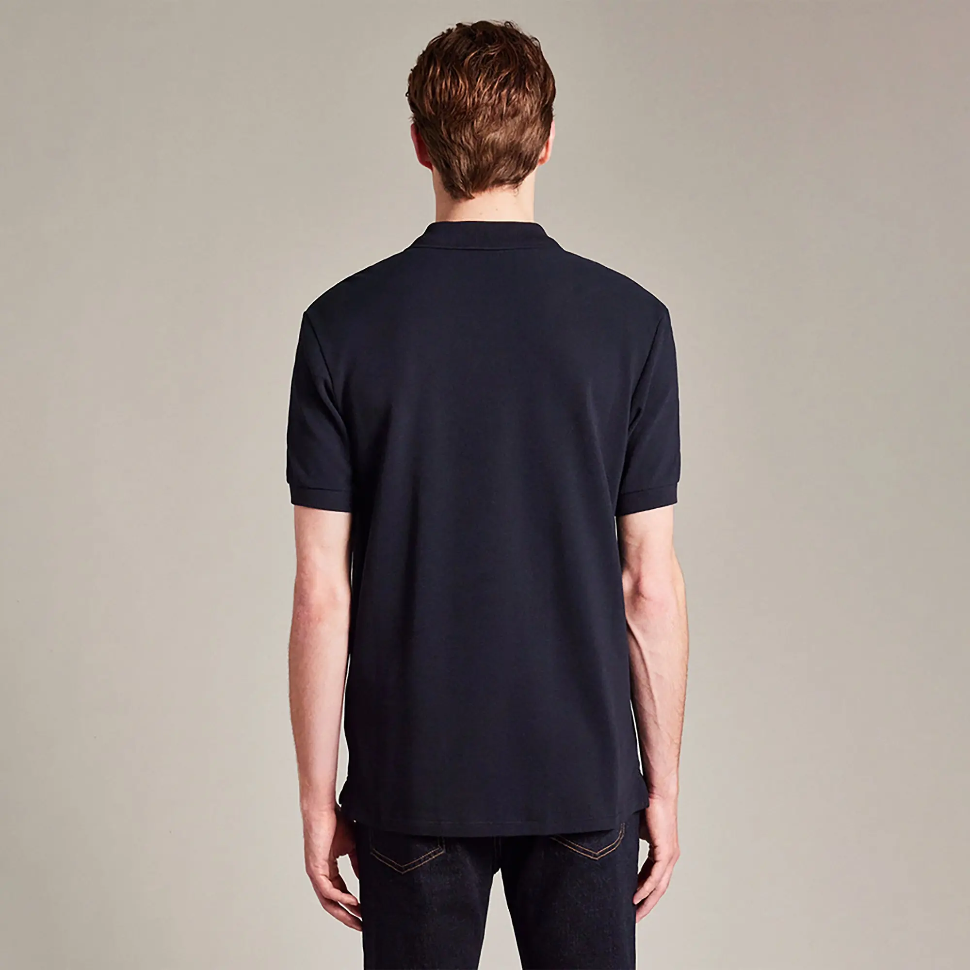 Product image 2 of 3 of PS By Paul Smith Men's Cotton-Piqué Zebra Logo Polo Shirt - Dark Navy