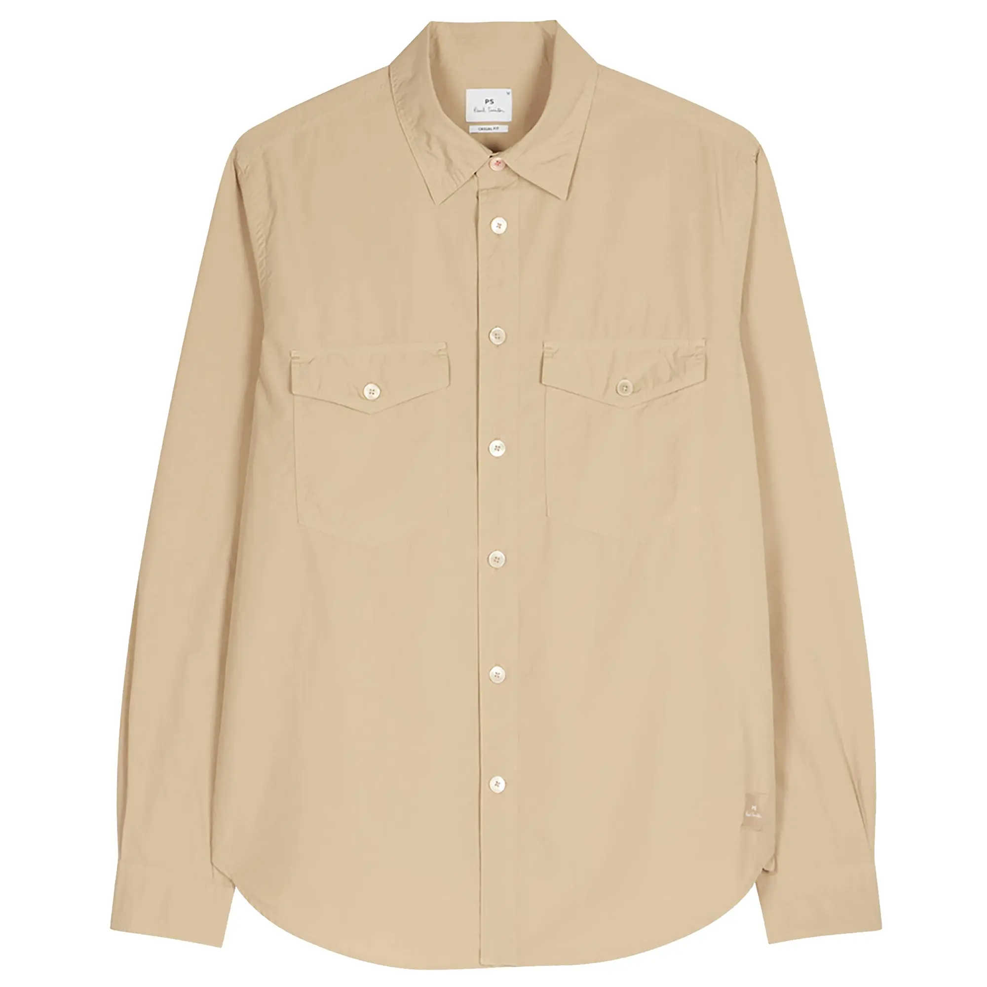 Product image 1 of 2 of PS By Paul Smith Men's Cotton-Poplin Overshirt - Light Tan