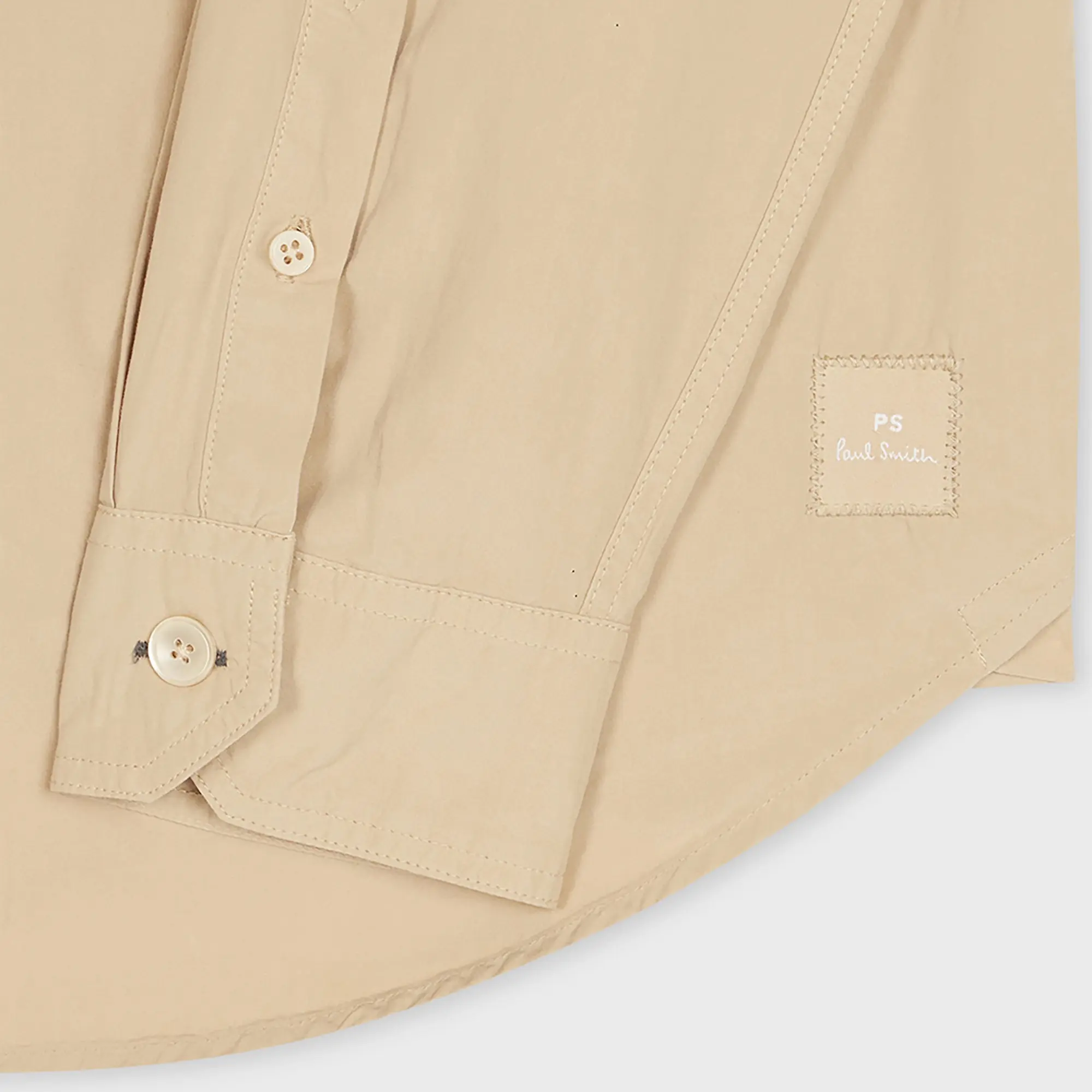 Product image 2 of 2 of PS By Paul Smith Men's Cotton-Poplin Overshirt - Light Tan
