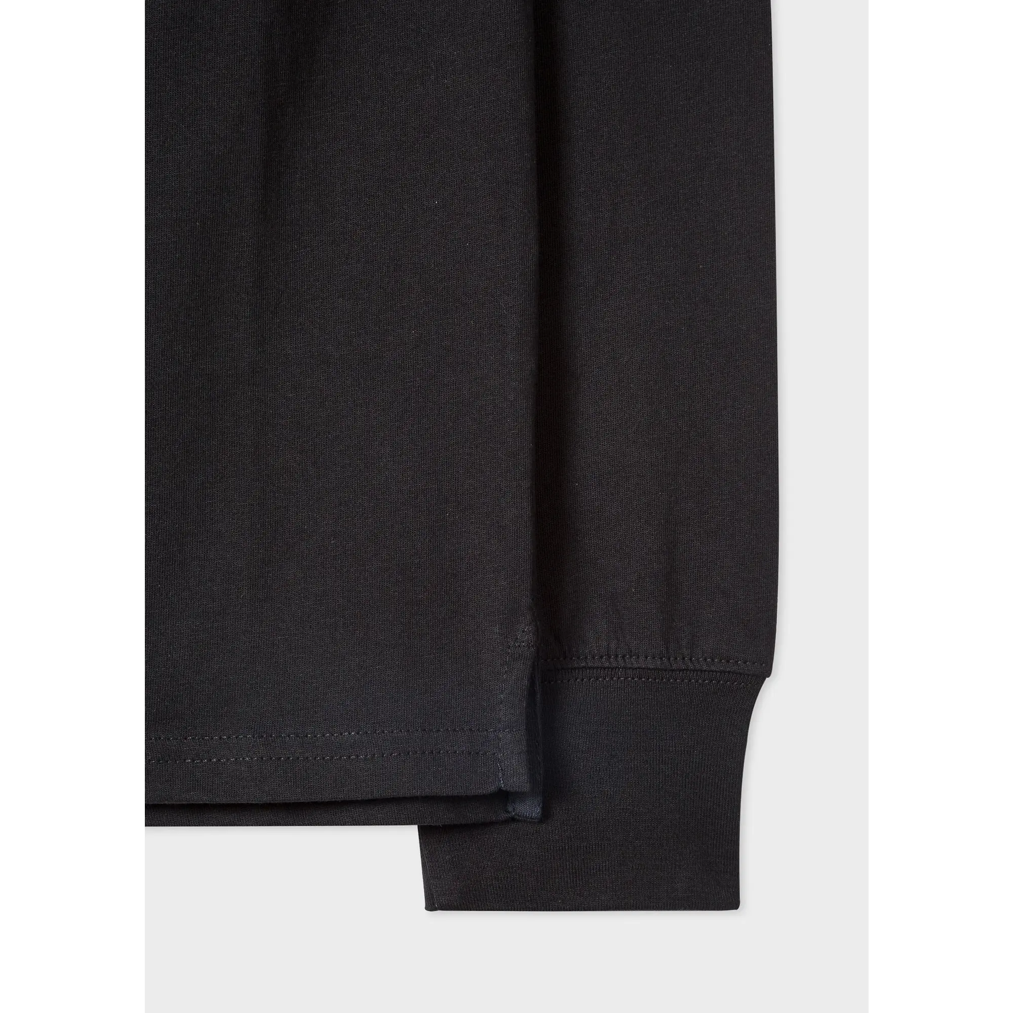 Product image 7 of 7 of PS By Paul Smith Men's Cotton Zebra Logo Long-Sleeve T-Shirt - Black