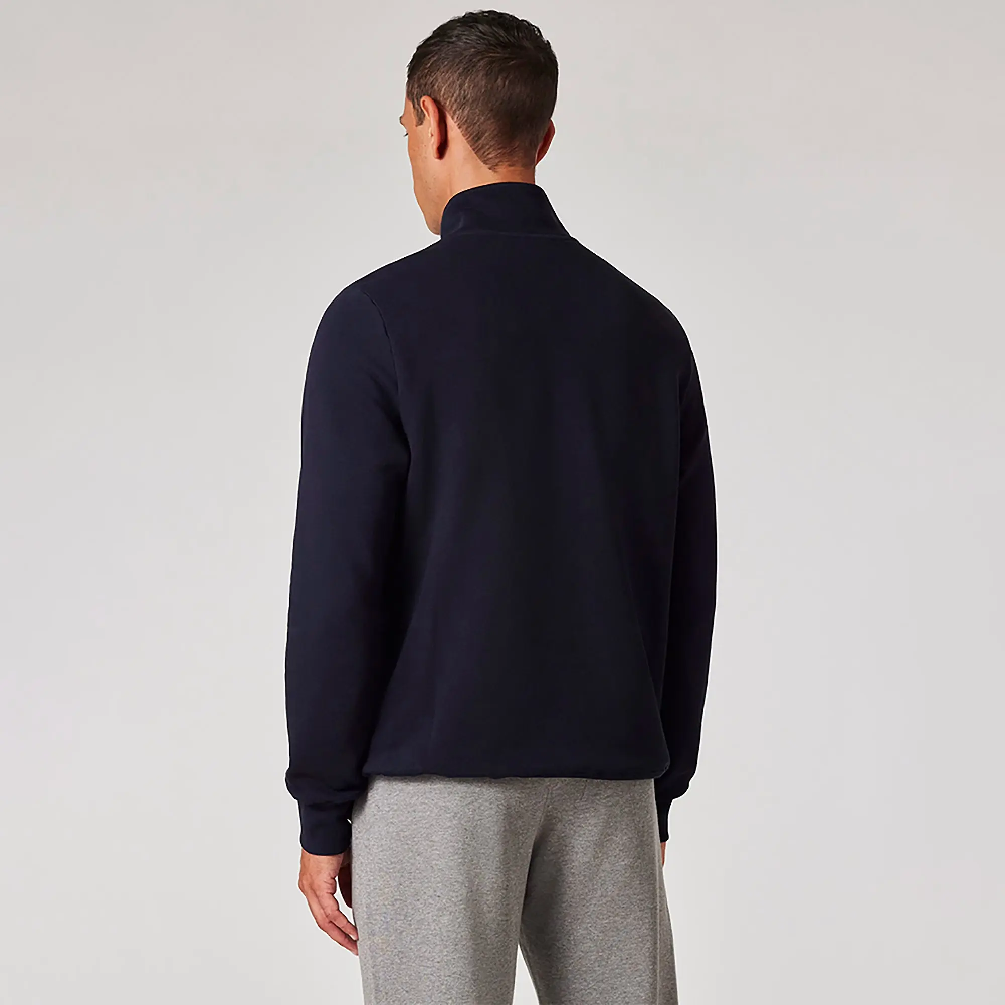 Product image 3 of 6 of PS By Paul Smith Men's Cotton Zebra Logo Zip-Neck Sweatshirt - Navy