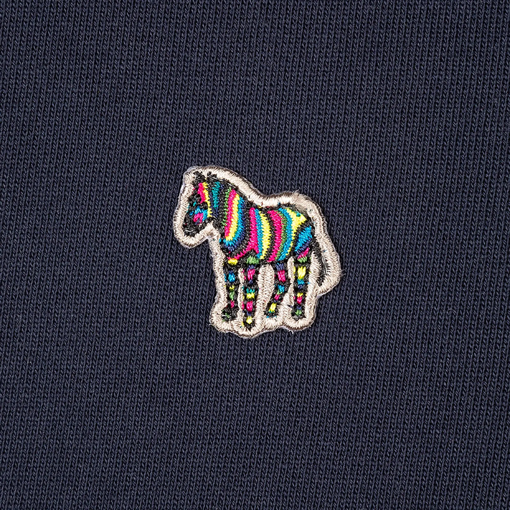 Product image 5 of 7 of PS By Paul Smith Men's Cotton Zebra Logo Zip Sweatshirt - Navy