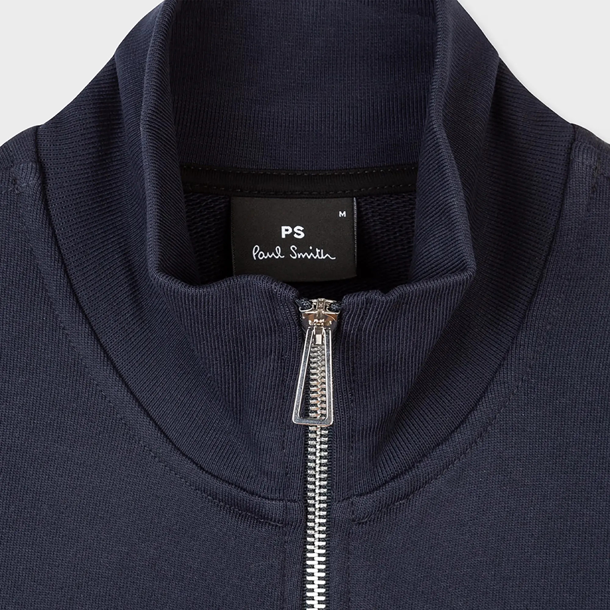 Product image 6 of 7 of PS By Paul Smith Men's Cotton Zebra Logo Zip Sweatshirt - Navy