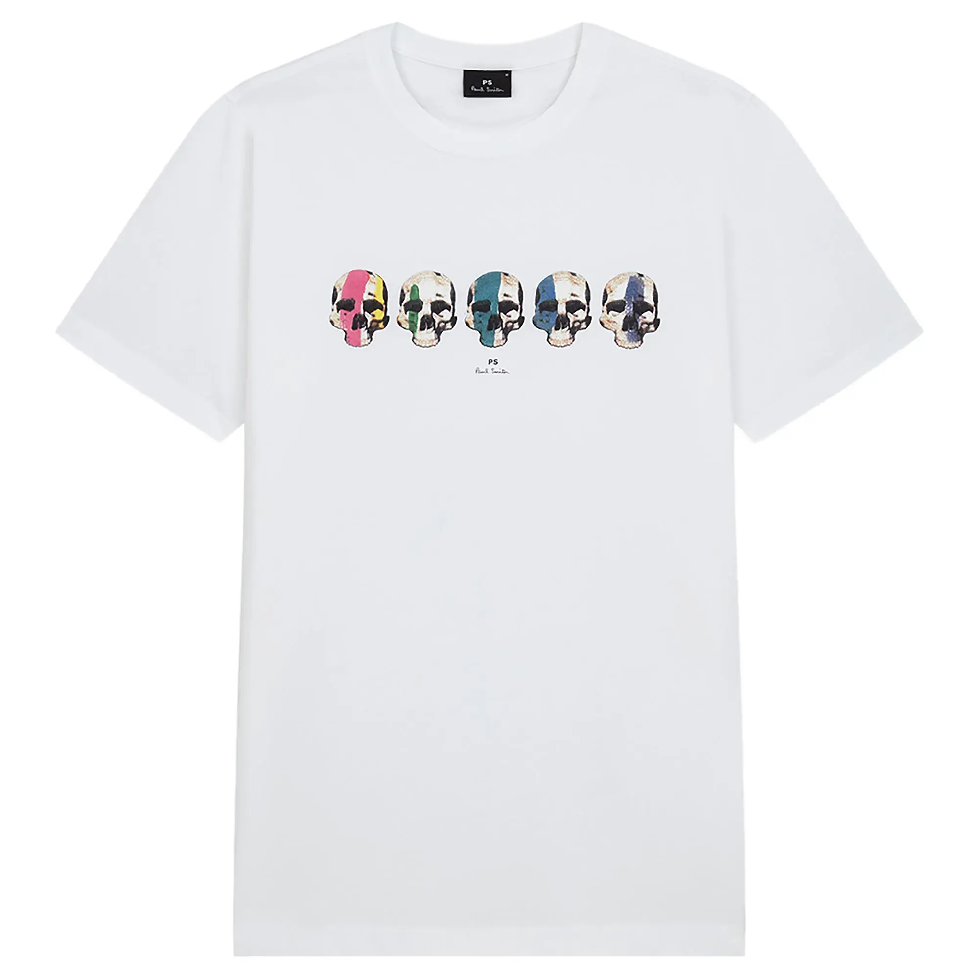 Product image 1 of 1 of PS By Paul Smith Men's Multi Skull T-Shirt - White