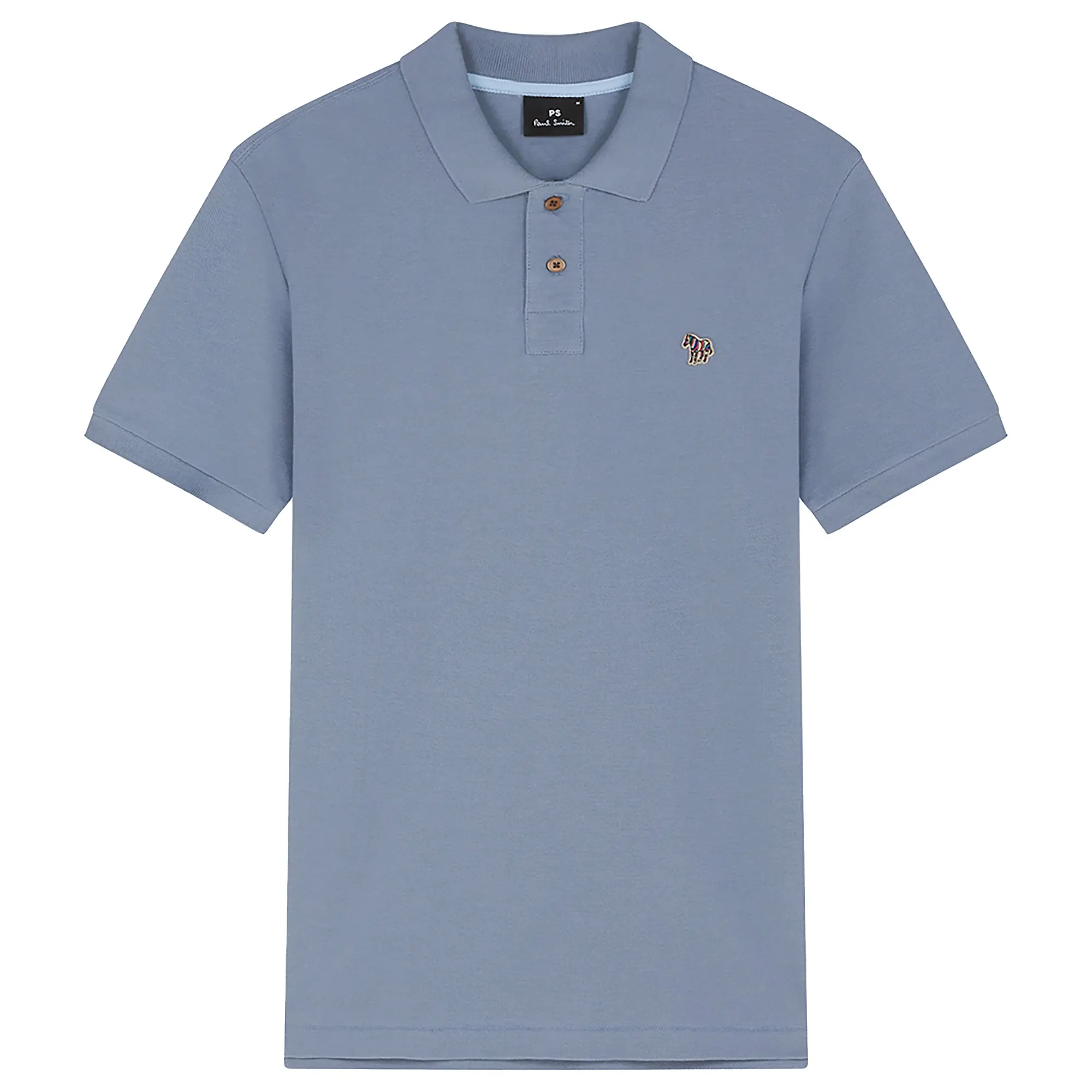 Product image 1 of 3 of PS By Paul Smith Men's Organic Cotton Zebra Polo Shirt - Blue