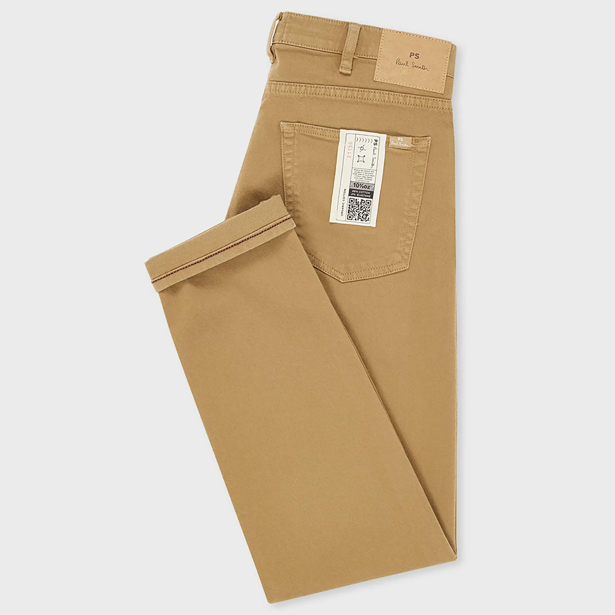 Product image 5 of 8 of PS By Paul Smith Men's Tapered Fit Jeans - Brown