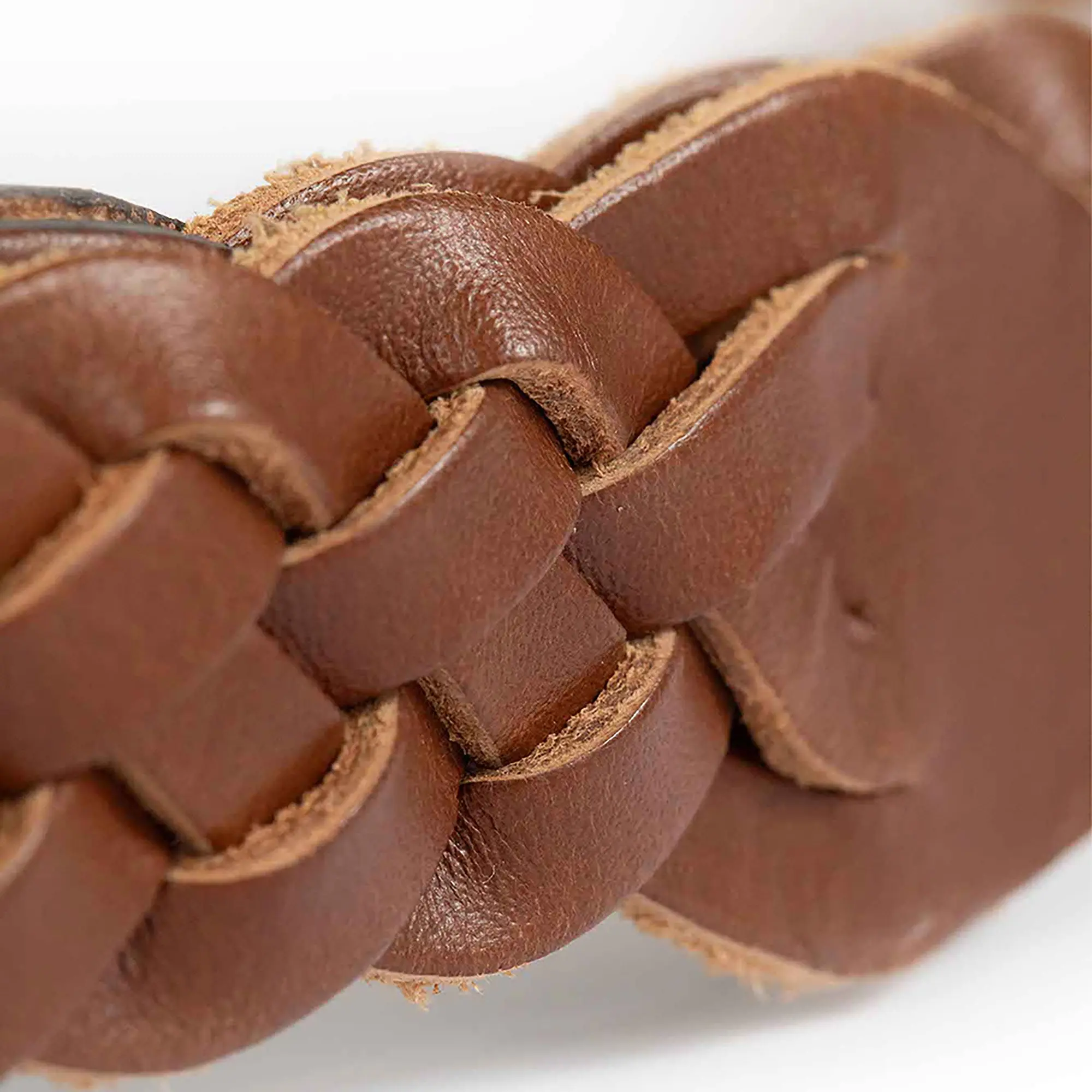 Product image 4 of 9 of Holland Cooper Women's Plaited Slim Belt - Tan