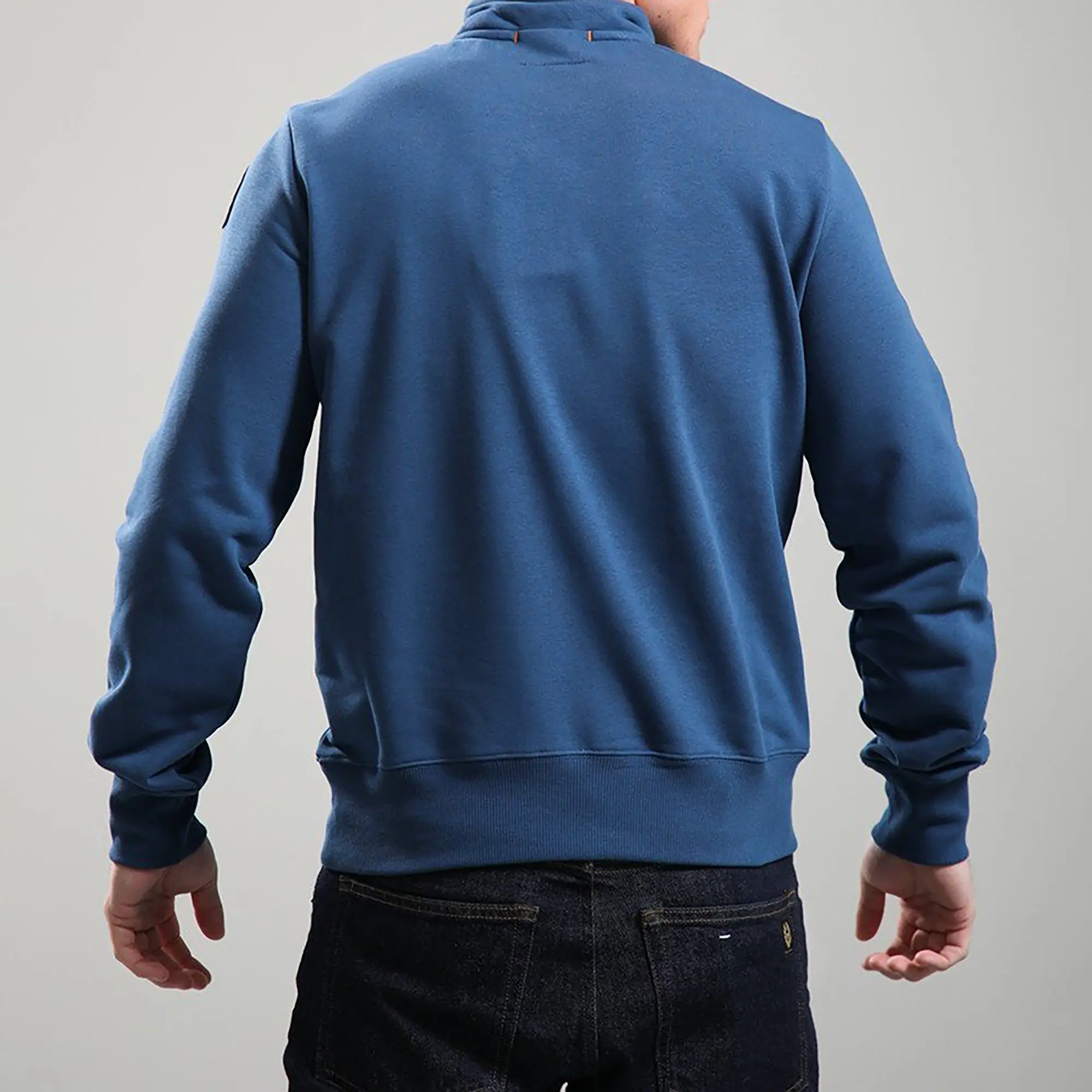Product image 4 of 11 of Parajumpers Men's Broad Peak Half-Zip Fleece - True Blue