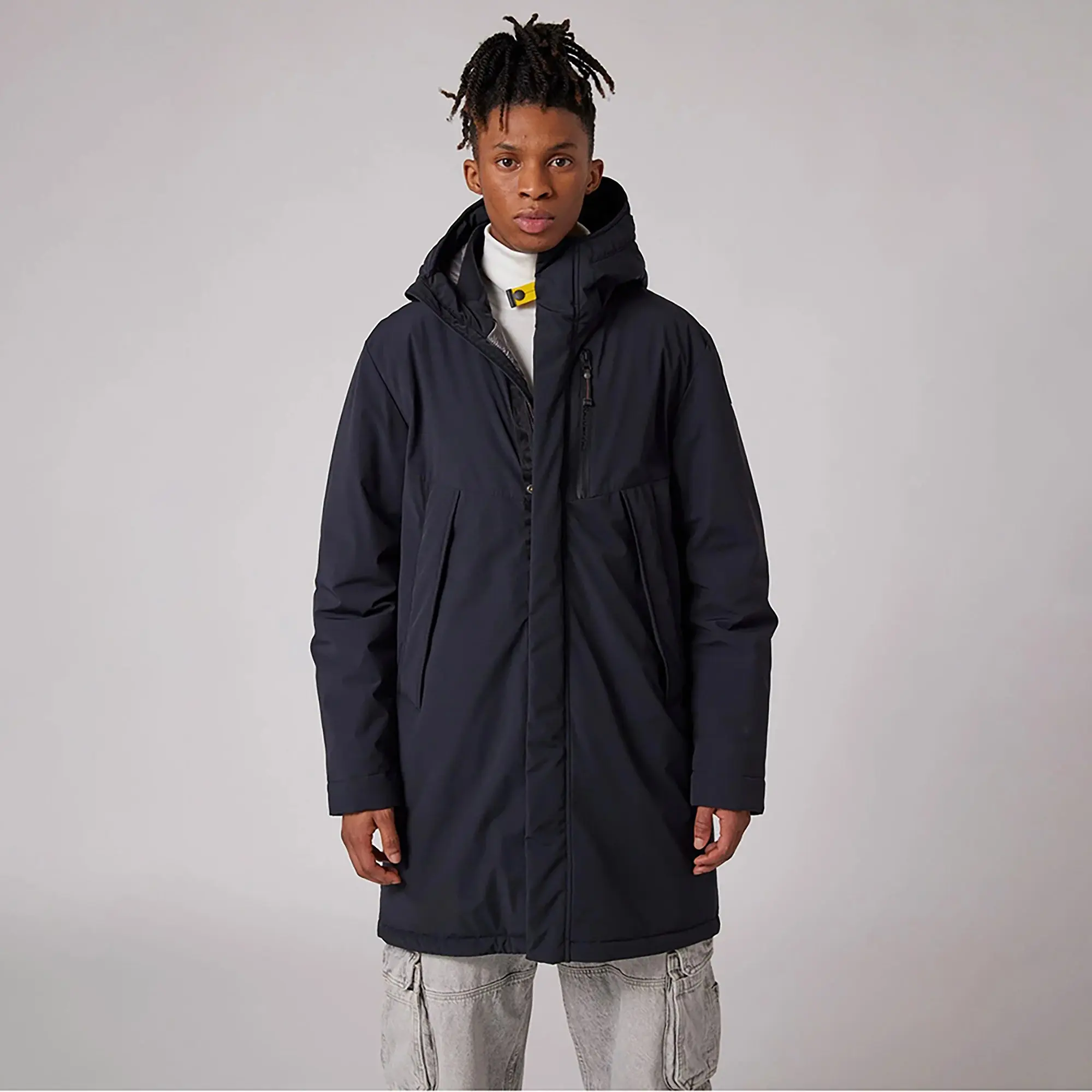 Product image 4 of 7 of Parajumpers Men's Easy Long Padded Coat - Black