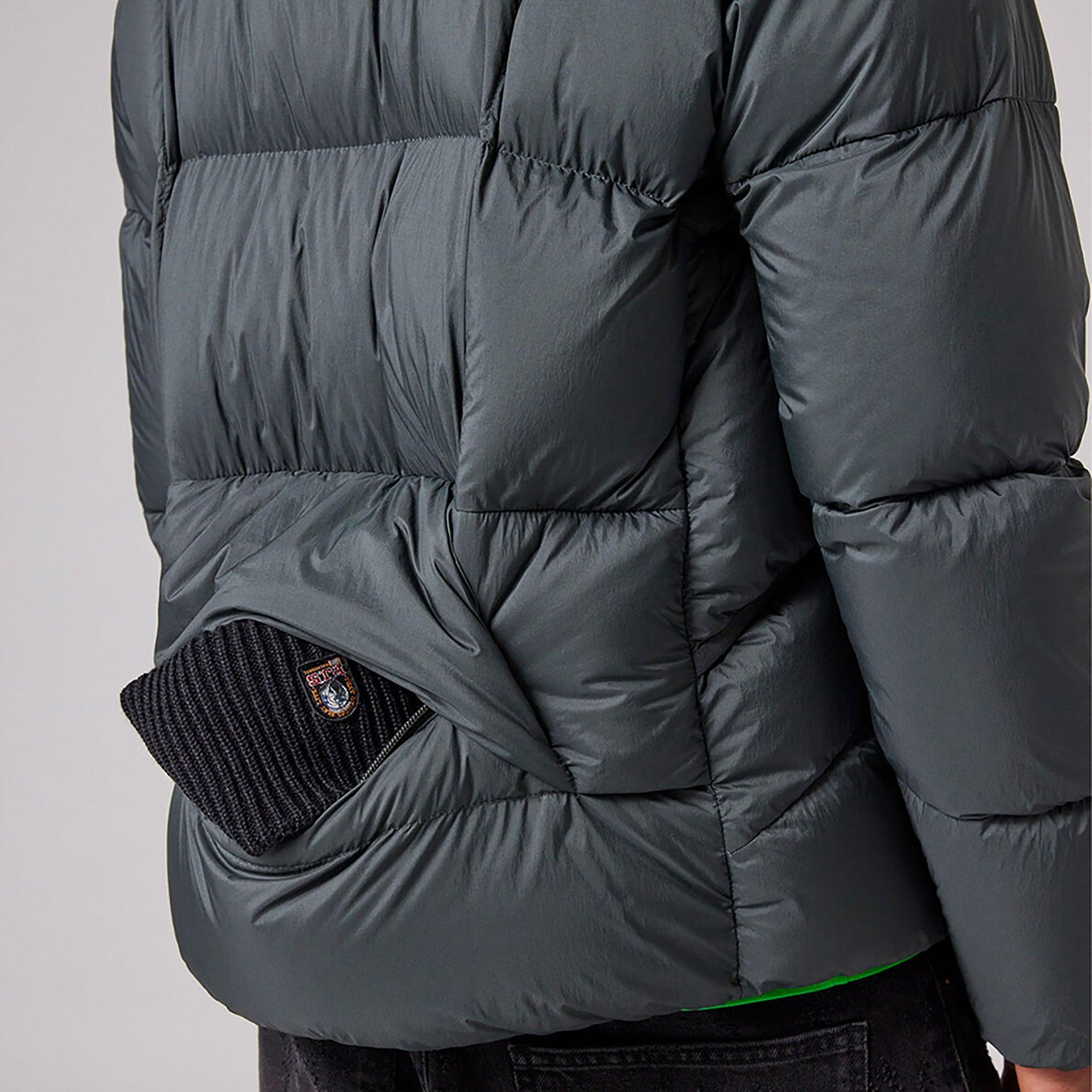☆chomotto☆ Parajumpers Men's Kodama Short Down Jacket - Green Gables