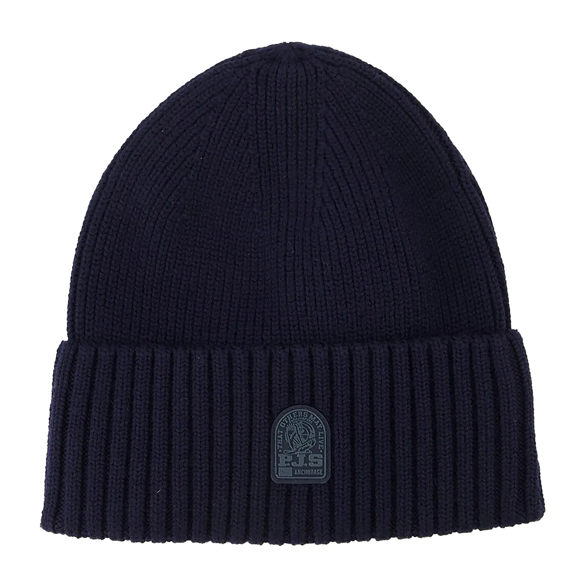 Product image 1 of 2 of Parajumpers Merino Wool Knitted Beanie Hat - Blue Navy