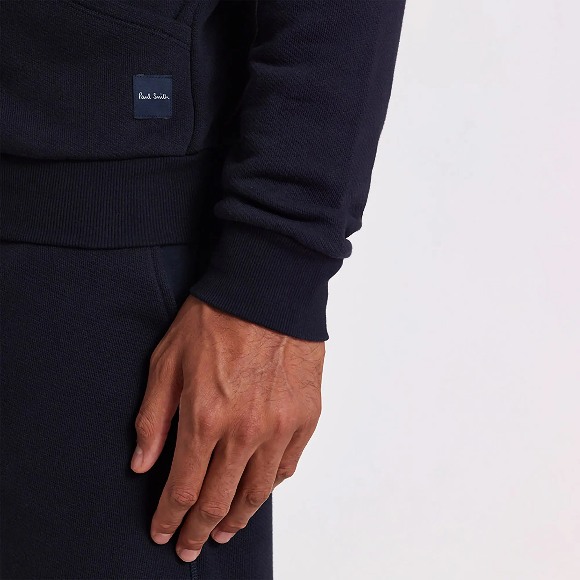 Product image 5 of 7 of Paul Smith Men's Cotton 'Artist Stripe' Zip Lounge Top - Navy
