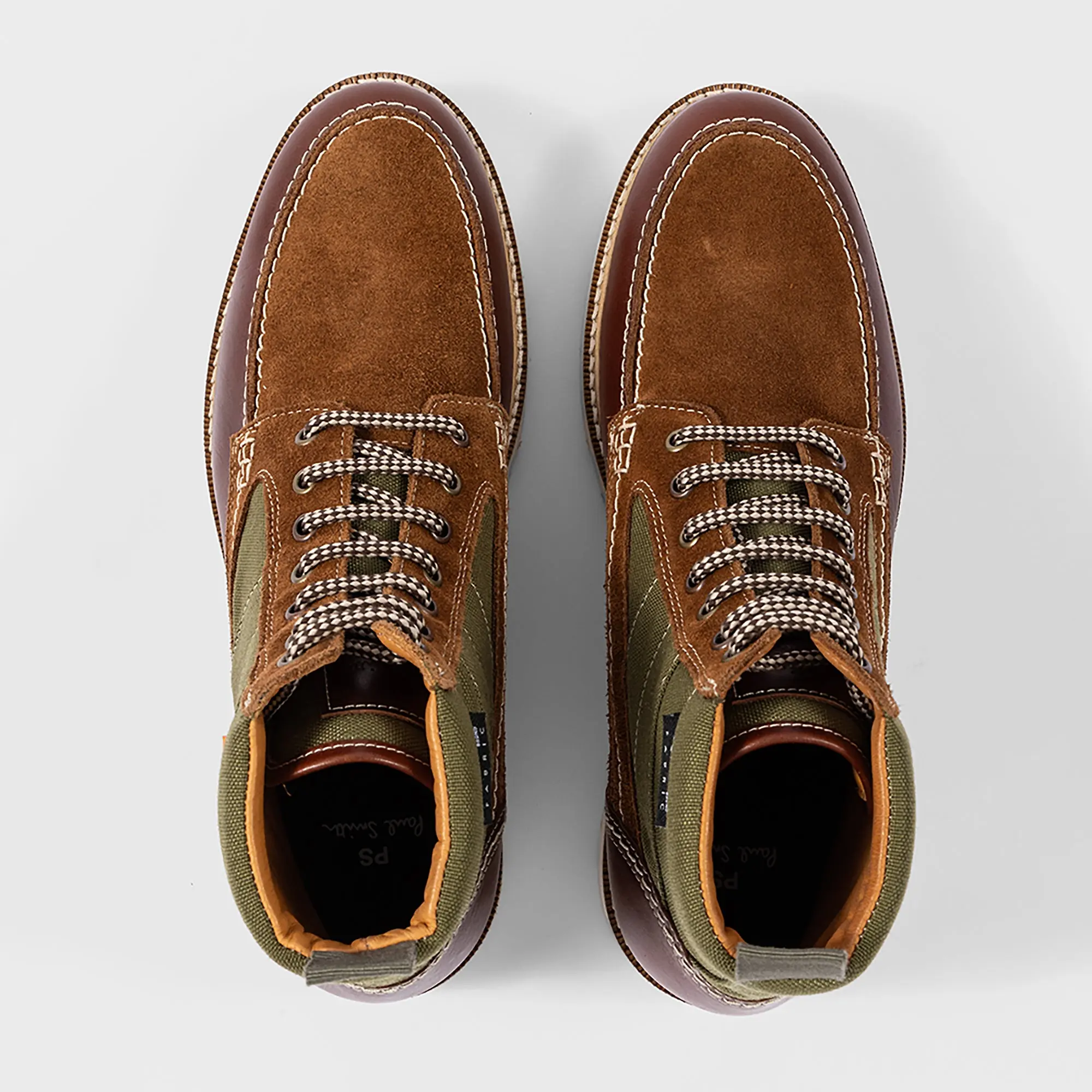 Product image 4 of 5 of Paul Smith Men's Curtis Leather Boots - Brown