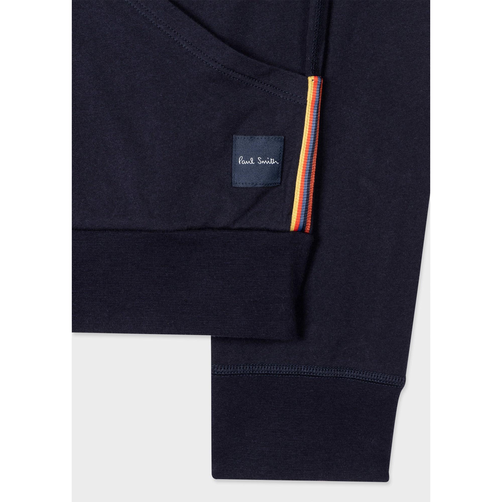 Paul Smith Men's Jersey Cotton Zip Lounge Hoodie - Navy | British