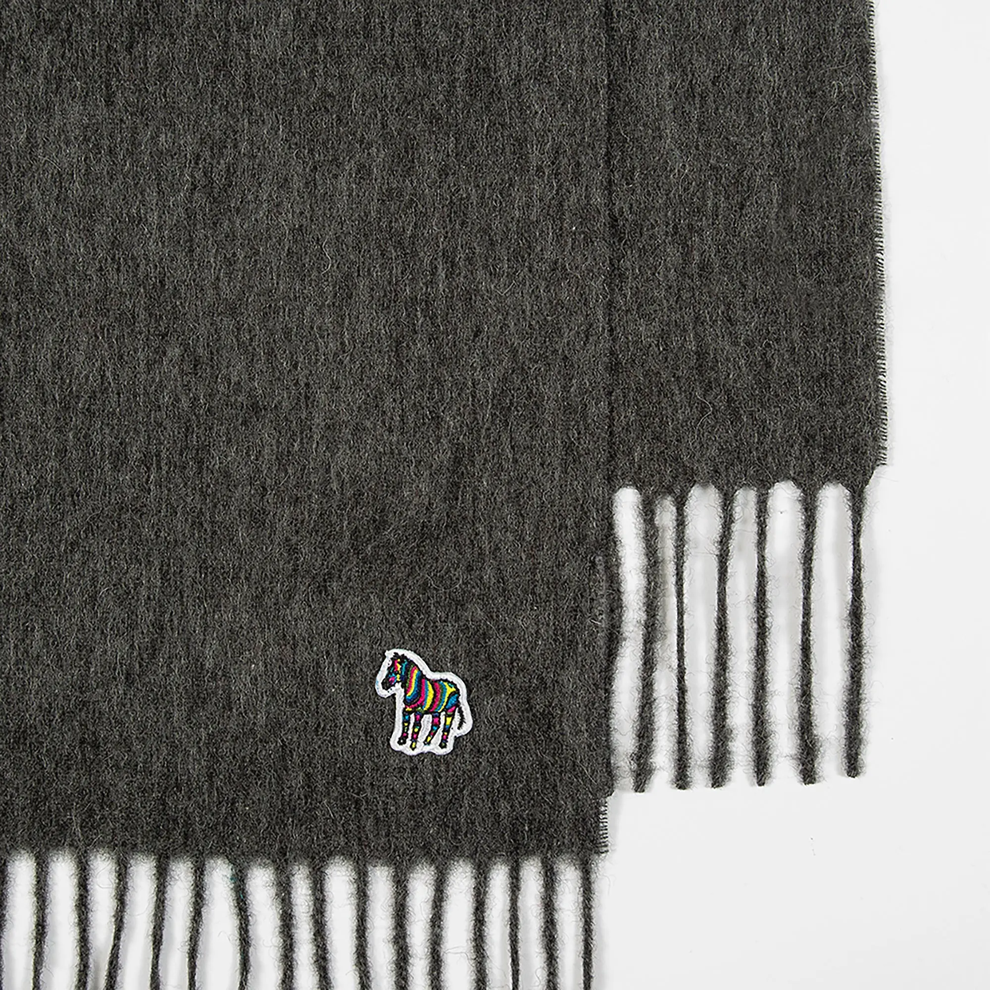 Product image 2 of 4 of Paul Smith Men's Lambswool Zebra Scarf - Grey