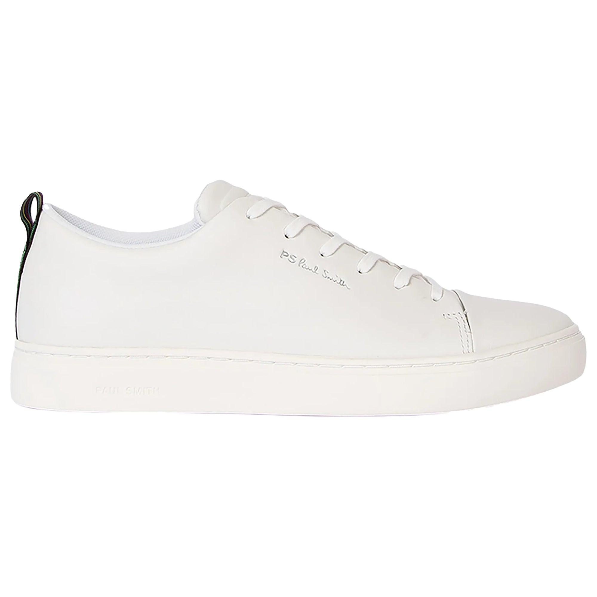 PS By Paul Smith Men's Leather 'Lee' Trainers - White | British Attire