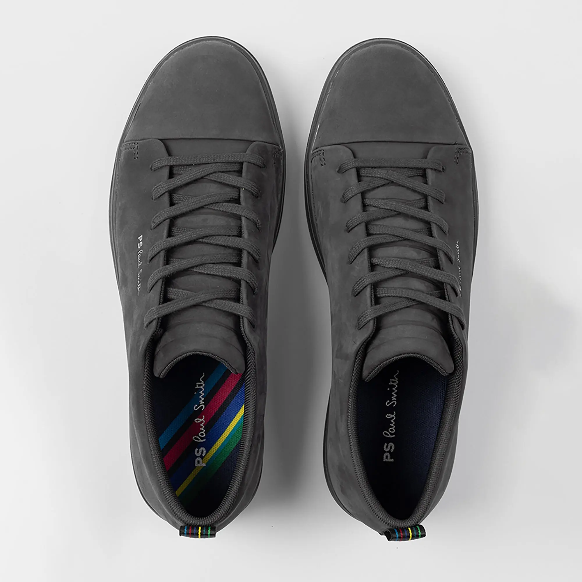 Product image 3 of 5 of PS By Paul Smith Men's Nubuck Lee Trainers - Grey