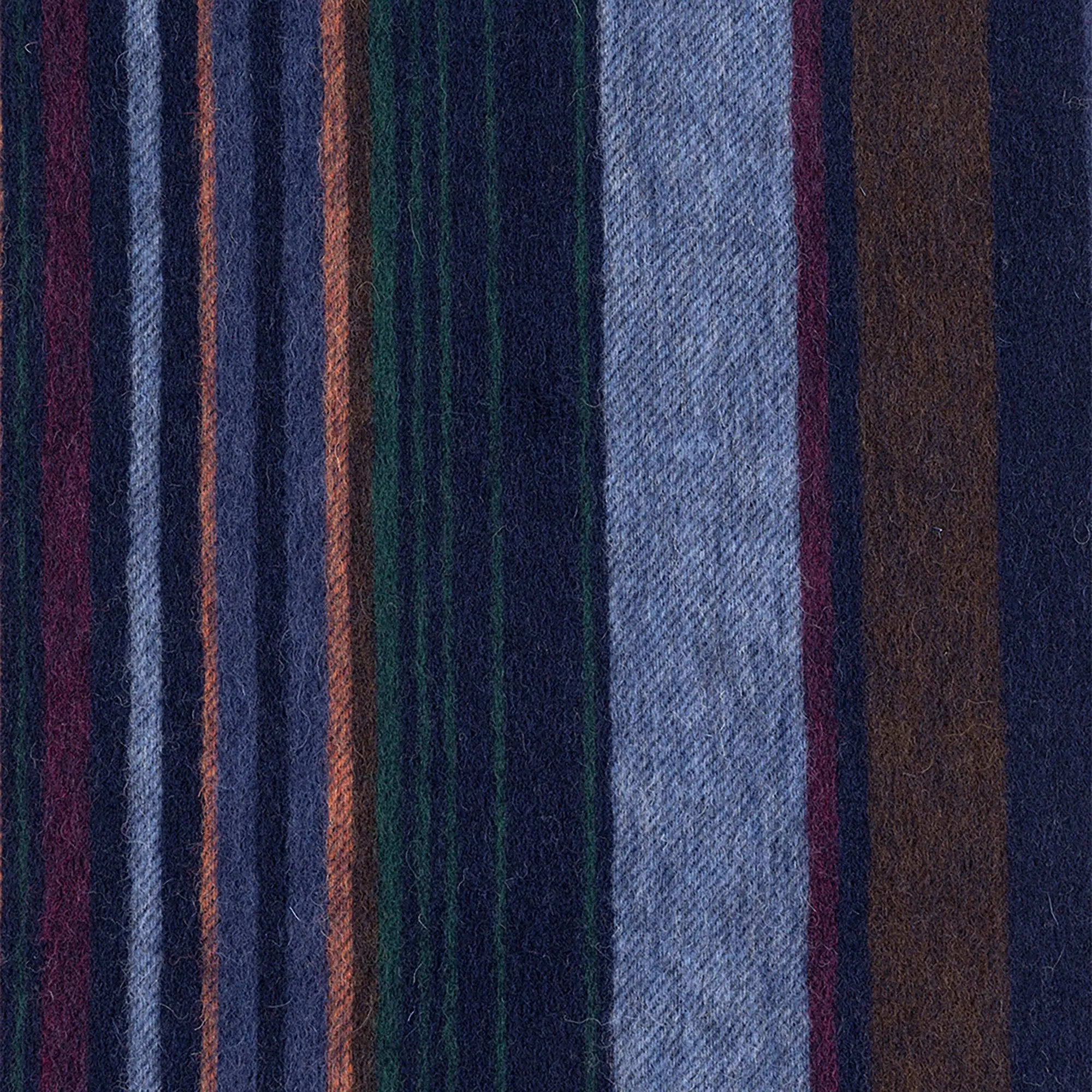 Product image 3 of 4 of Paul Smith Men's Wool Multi Colour Stripe Scarf - Navy