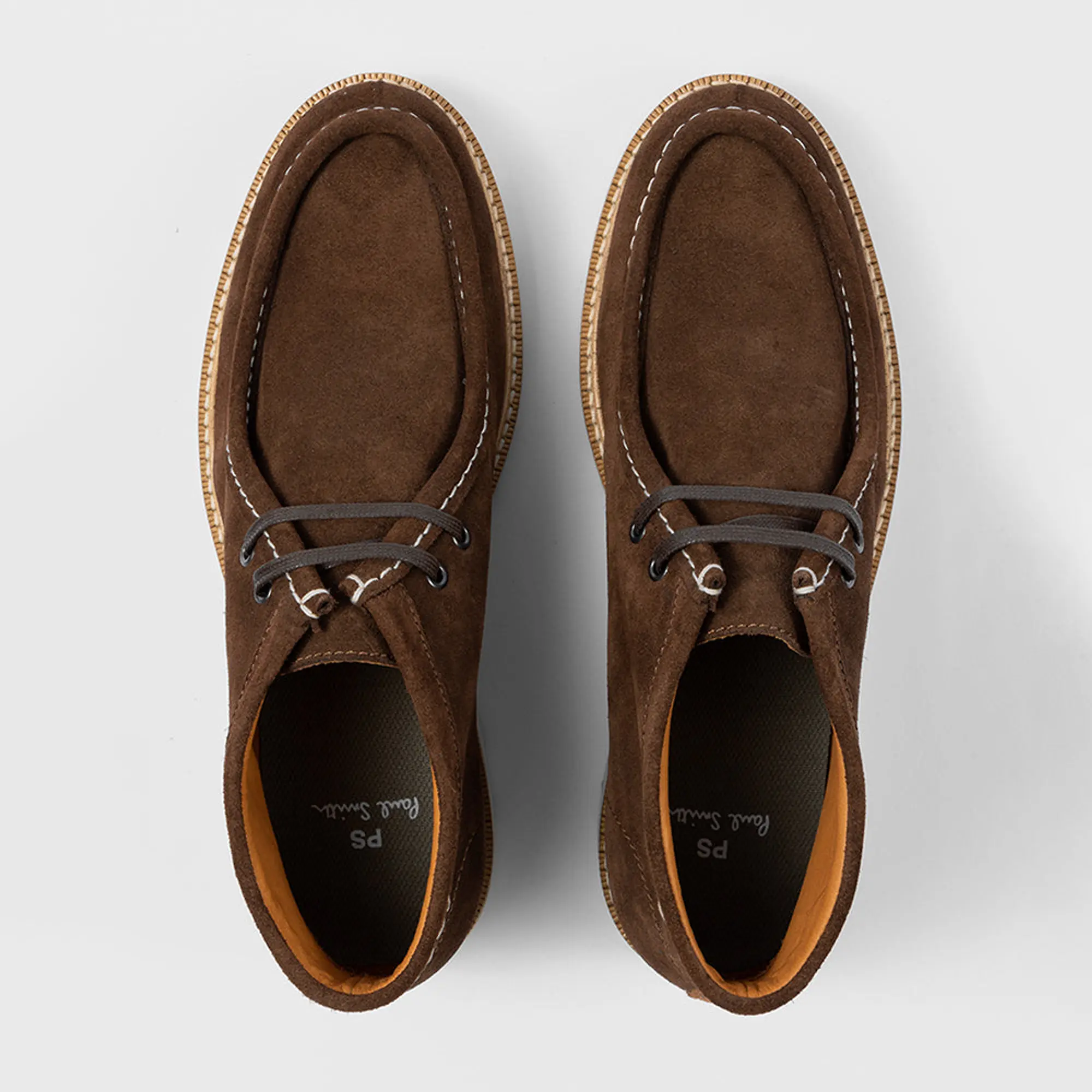 Product image 4 of 5 of Paul Smith Men's Tobruk Suede Boots - Chocolate Brown