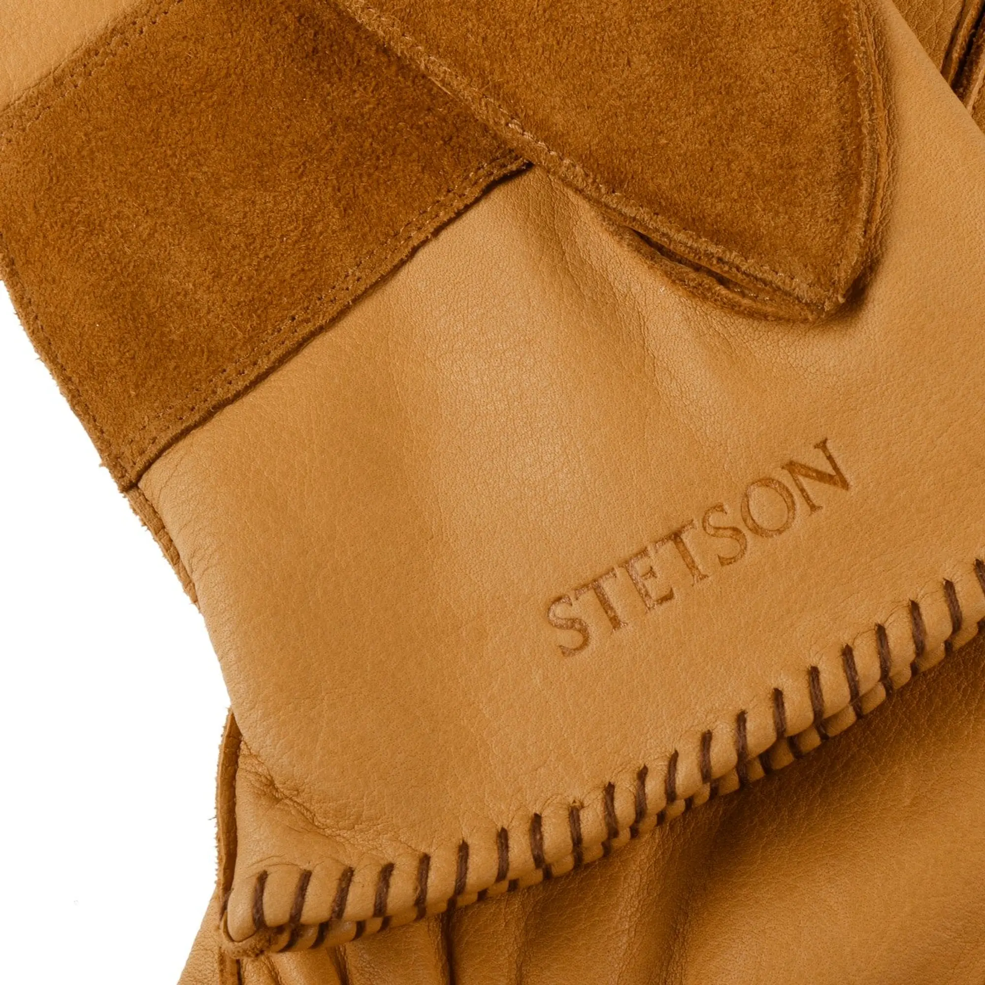 Product image 3 of 3 of Stetson Peoria Cow Nappa Leather Gloves - Cognac