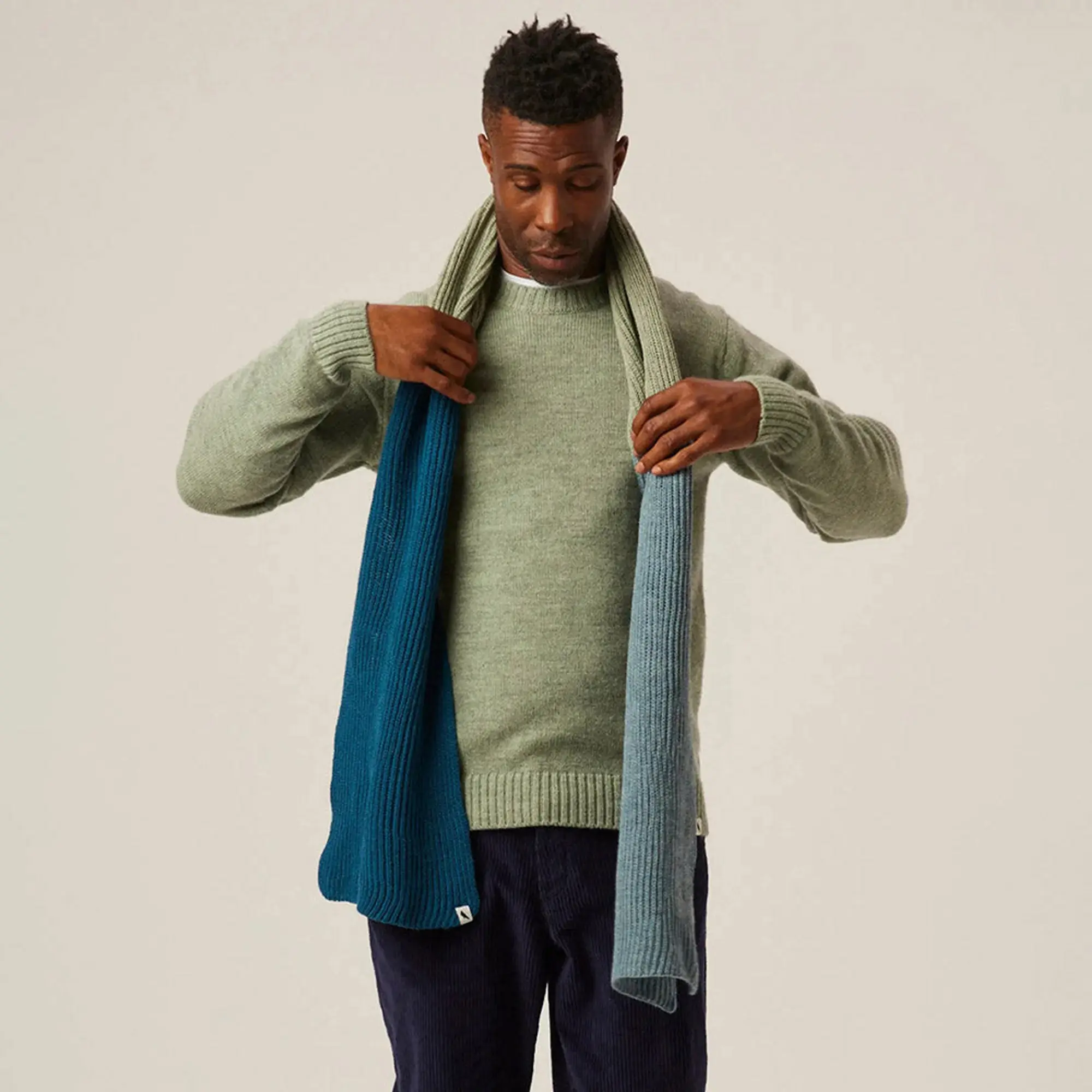 Product image 3 of 6 of Peregrine Dennis Made In England Scarf - Mint