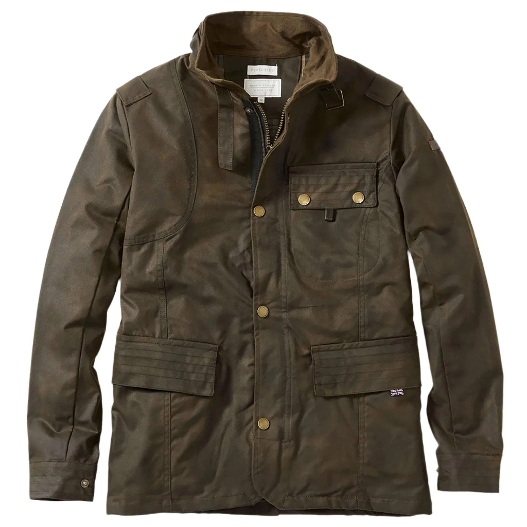 Peregrine Men's Bexley Waxed Jacket - Brown | British Attire