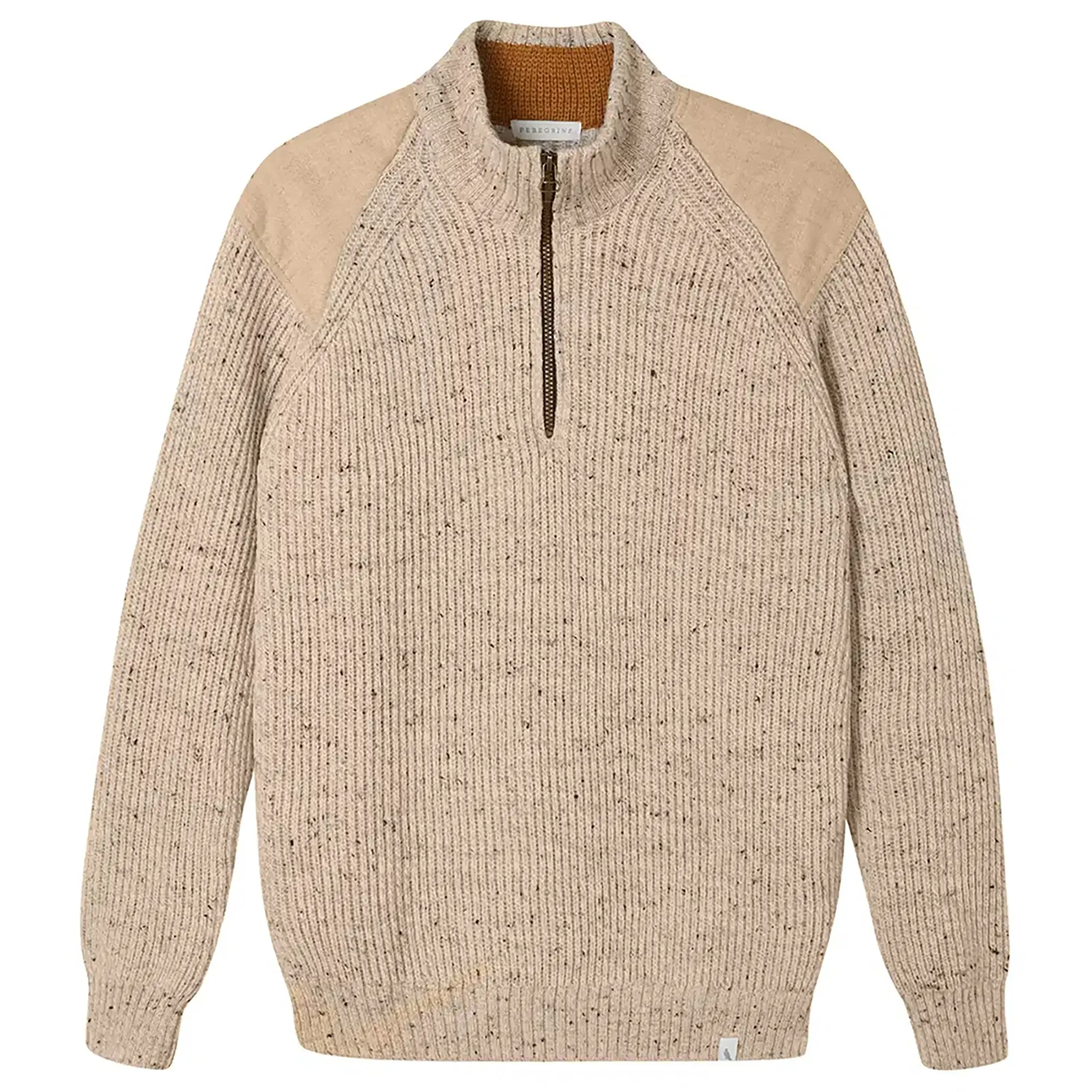 Product image 1 of 7 of Peregrine Men's Foxton Made In England Quarter Zip Jumper - Oatmeal