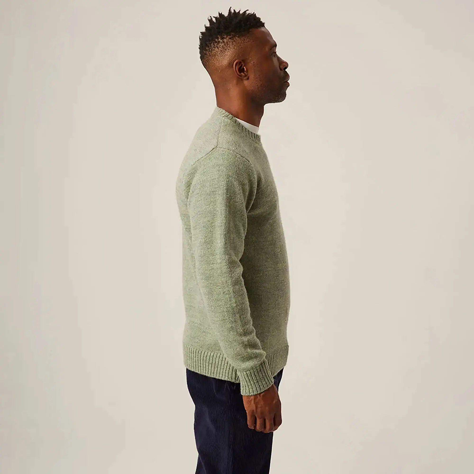 Product image 5 of 7 of Peregrine Men's Makers Made In England Crew Jumper - Mint