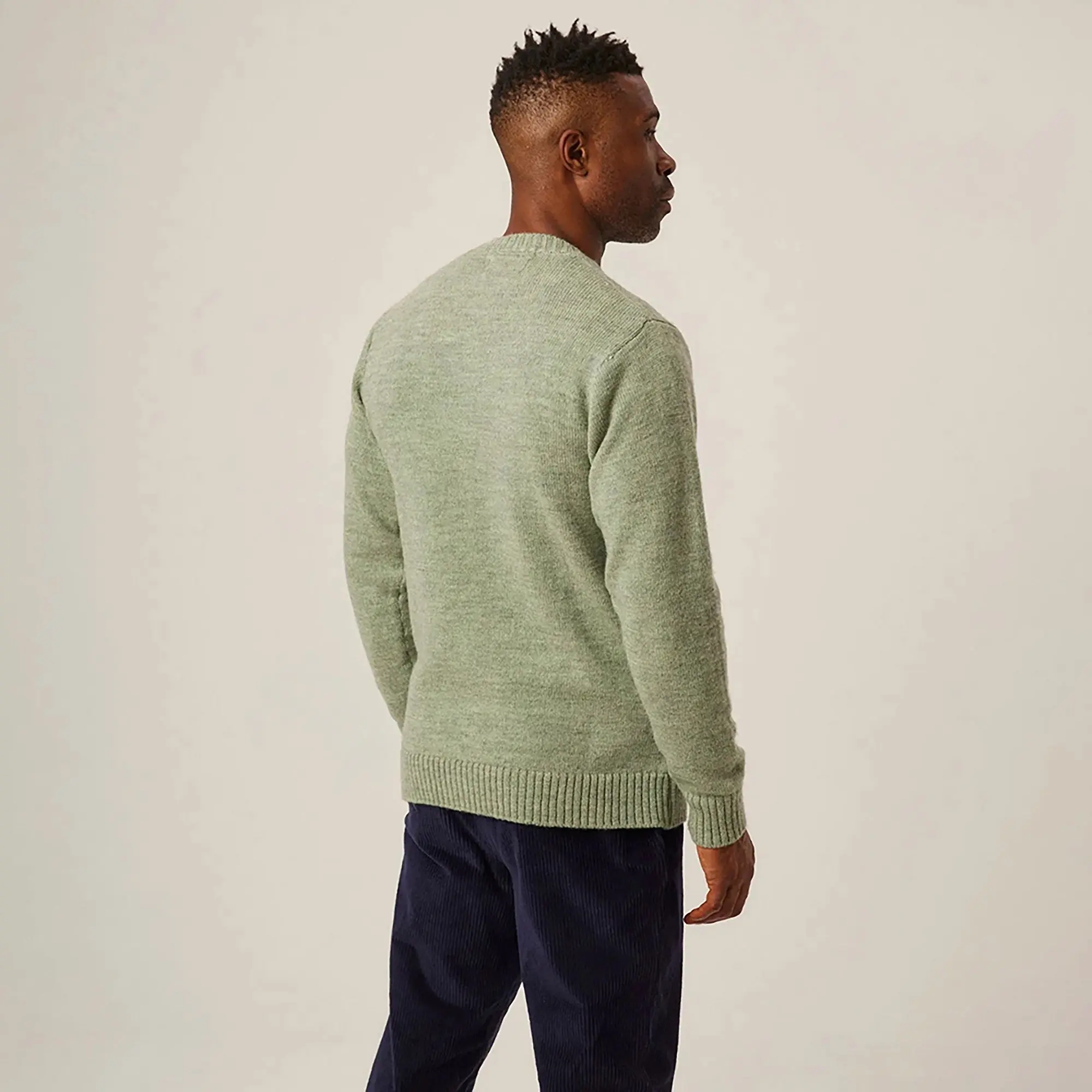 Product image 6 of 7 of Peregrine Men's Makers Made In England Crew Jumper - Mint