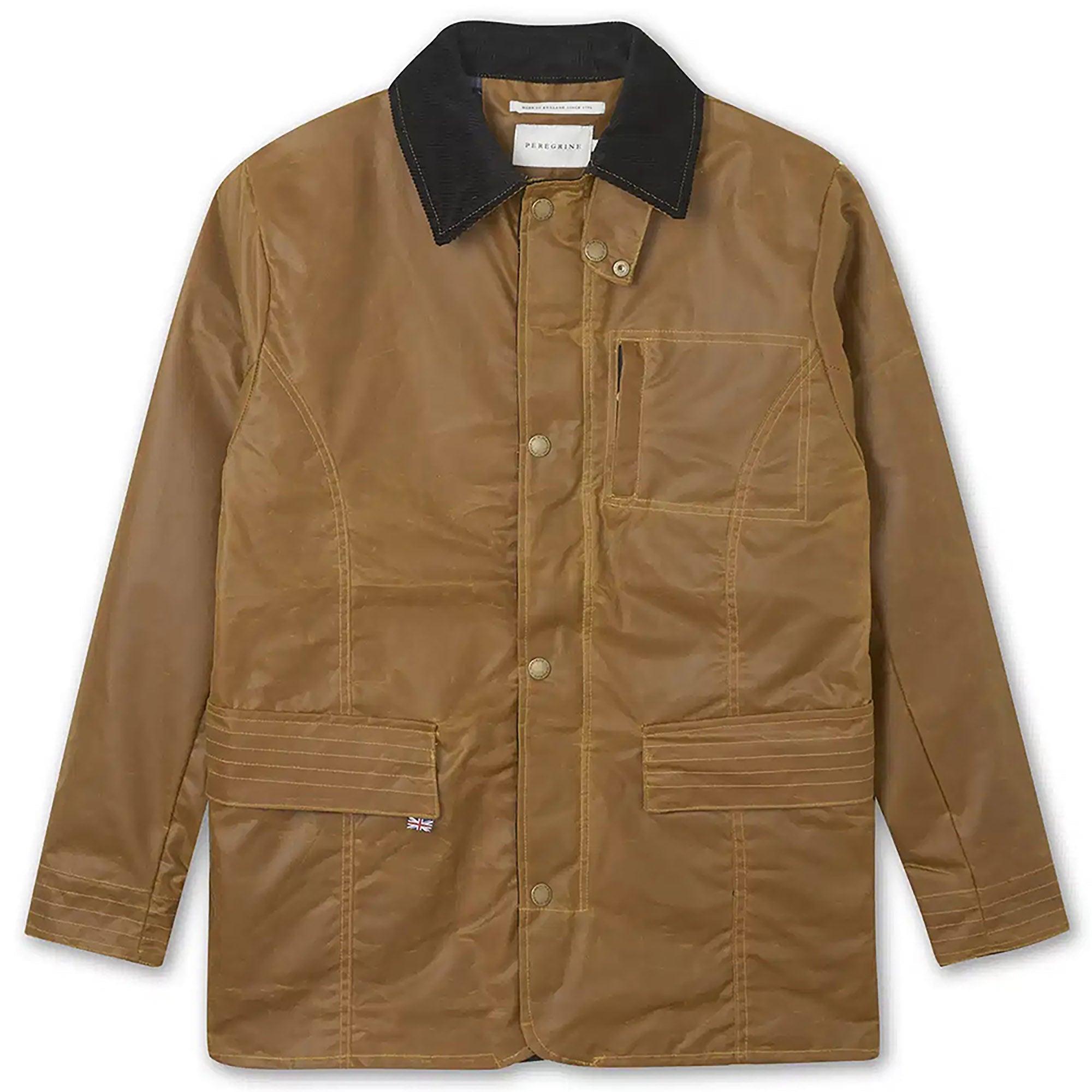 英国製 Peregrine ペレグリン　麻ジャケット Peregrine Men's Wax Clifton Made In England Jacket - Mustard
