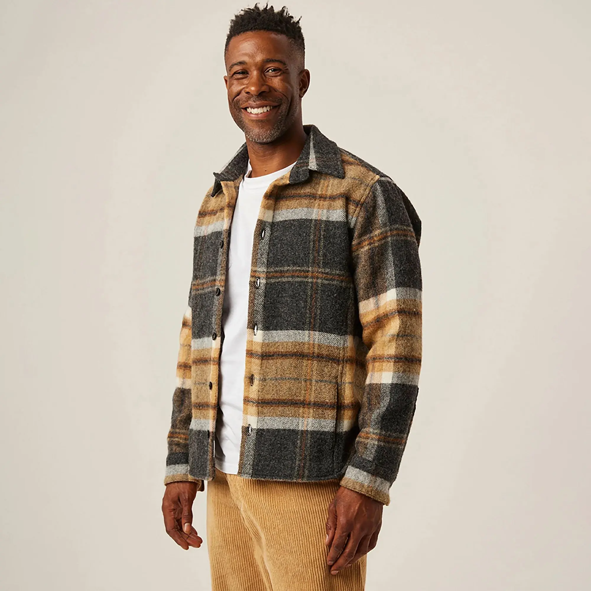 Product image 2 of 7 of Peregrine Men's Wool Made In England Overshirt - Barney