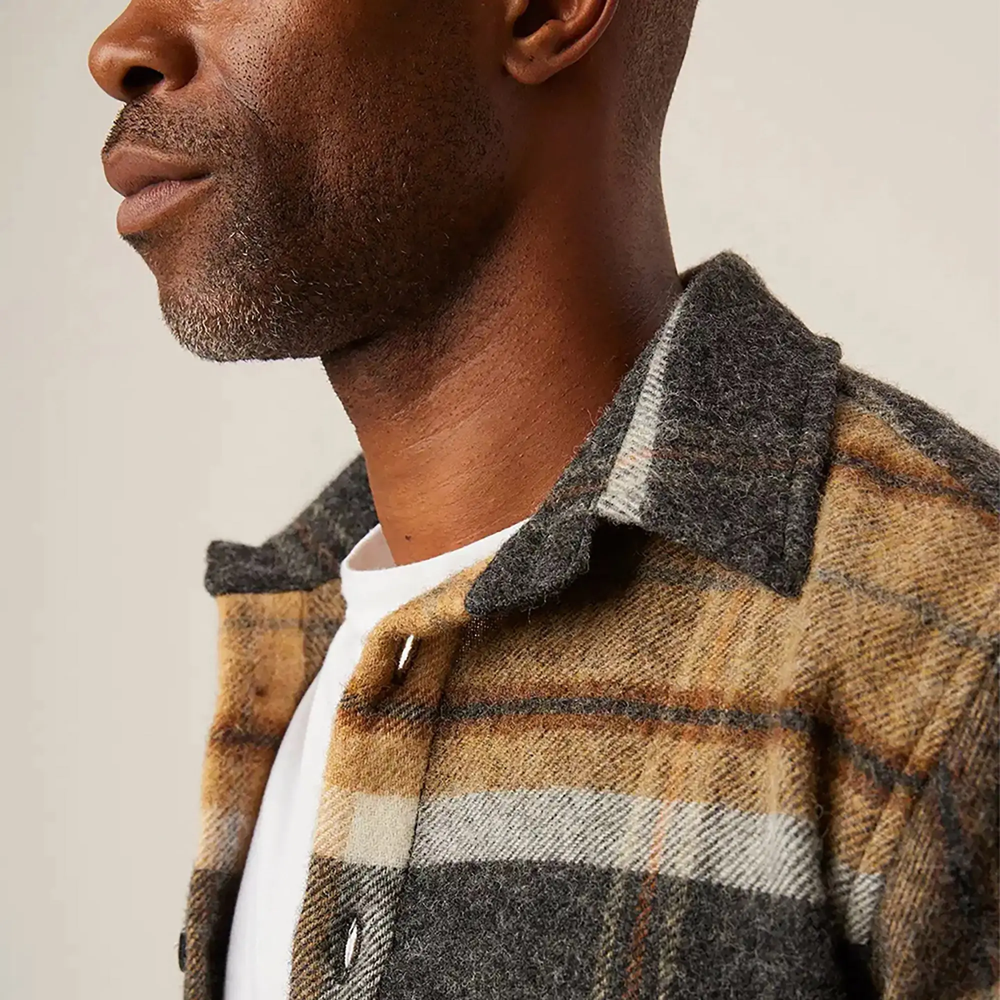 Product image 7 of 7 of Peregrine Men's Wool Made In England Overshirt - Barney