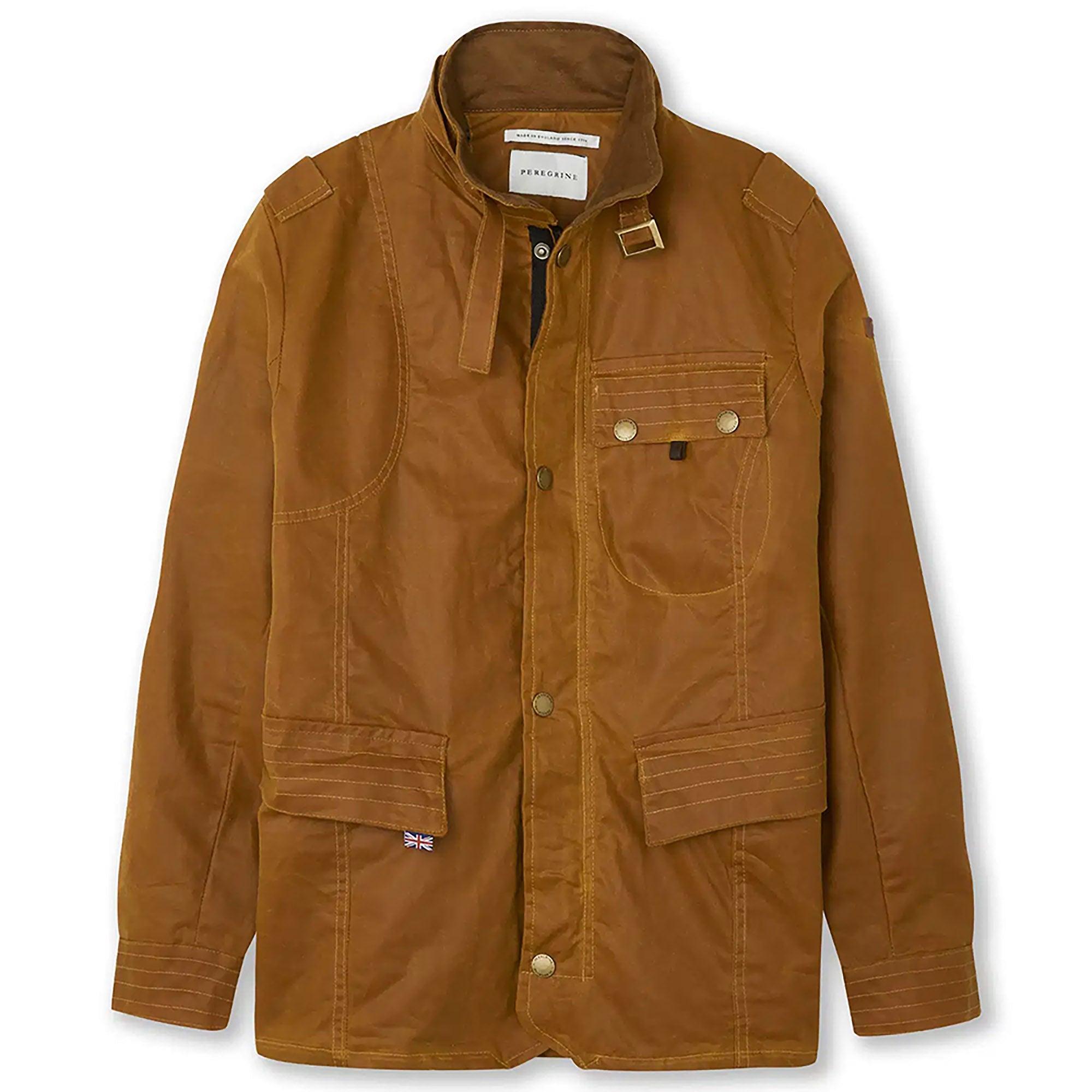 Peregrine Men's Bexley Waxed Jacket - Mustard | British Attire