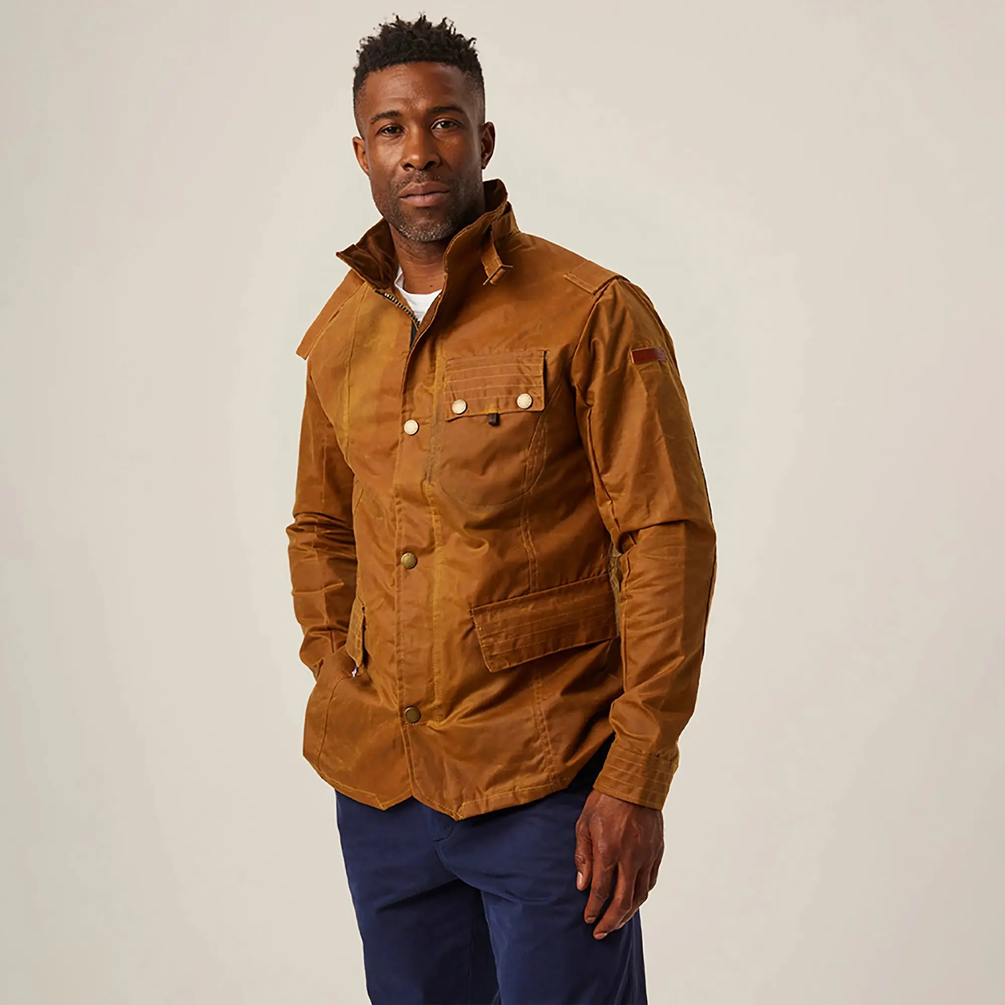 Product image 2 of 7 of Peregrine Men's Bexley Waxed Jacket - Mustard