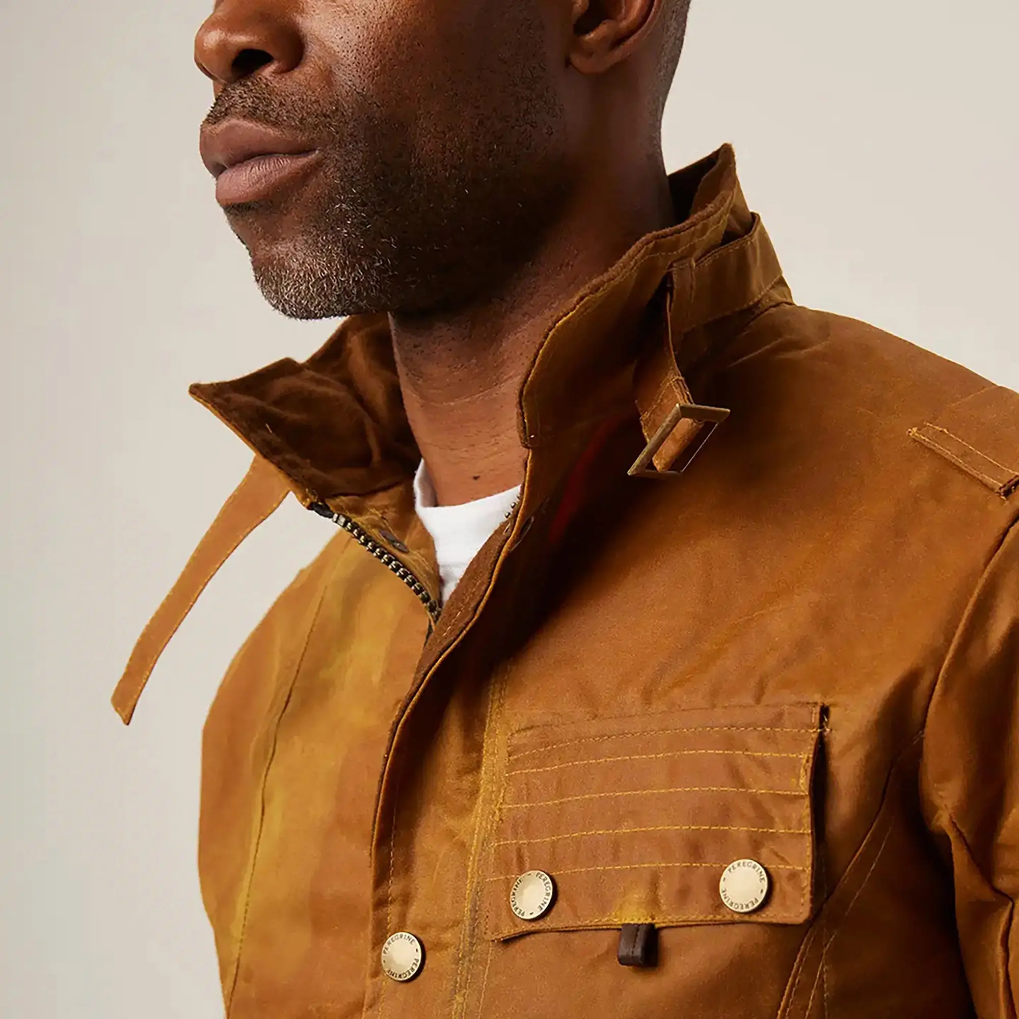 Product image 7 of 7 of Peregrine Men's Bexley Waxed Jacket - Mustard