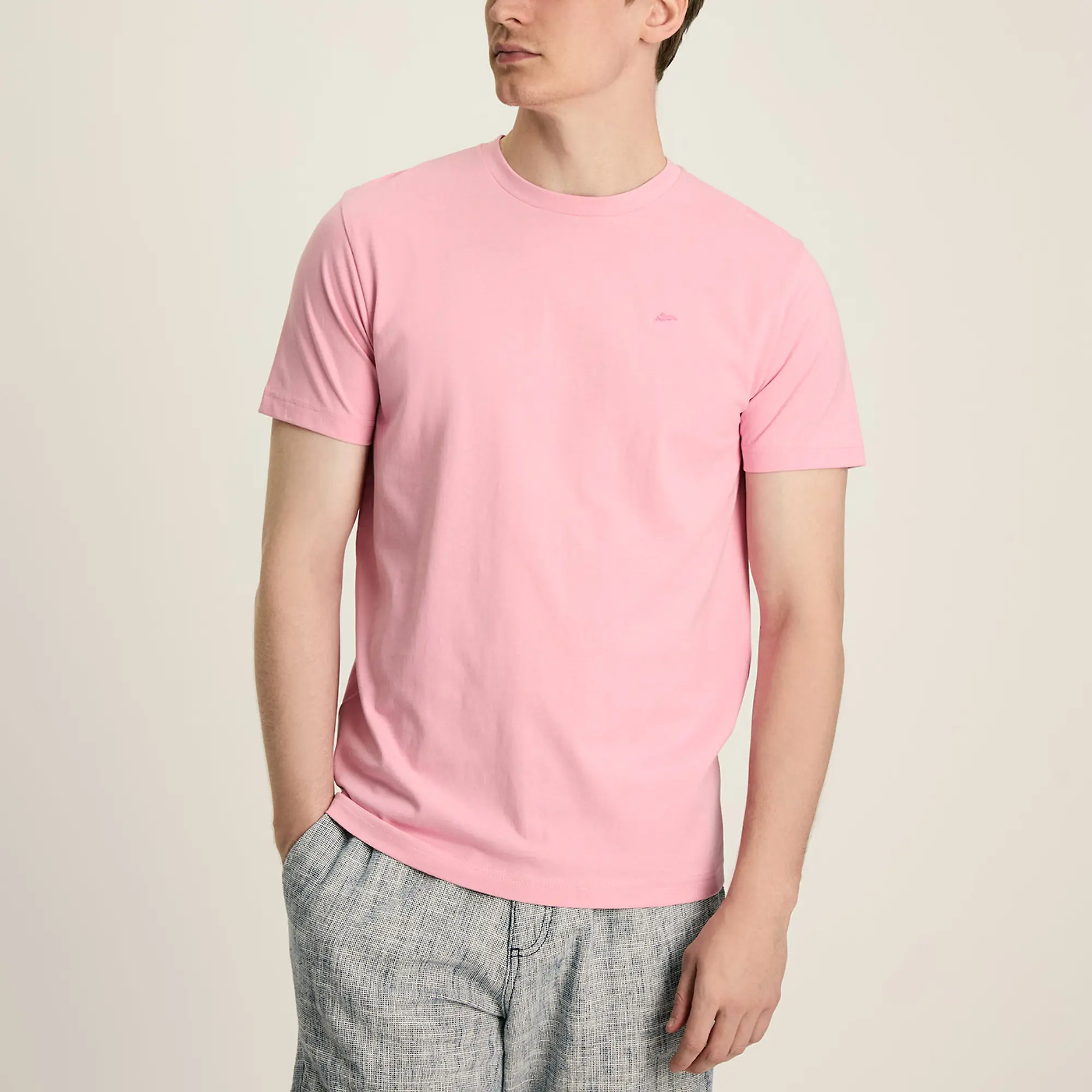 Product image 2 of 5 of Joules Men's Denton Crew Neck T-Shirt - Pink