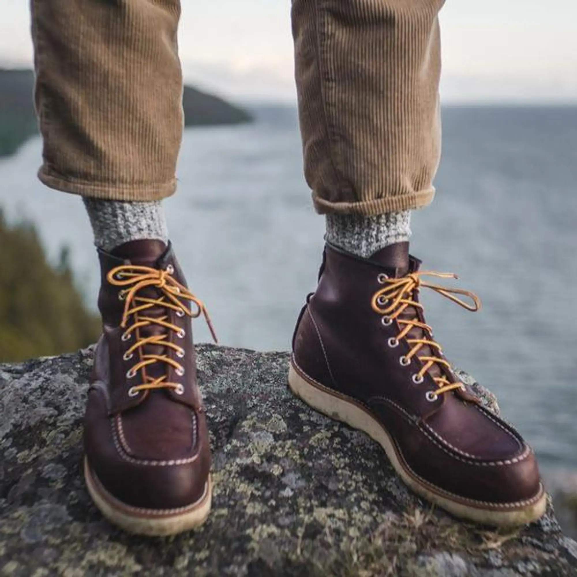 Product image 10 of 10 of Red Wing Classic Moc Toe 6" Boot Oil-Slick Leather - Briar - Style 8138