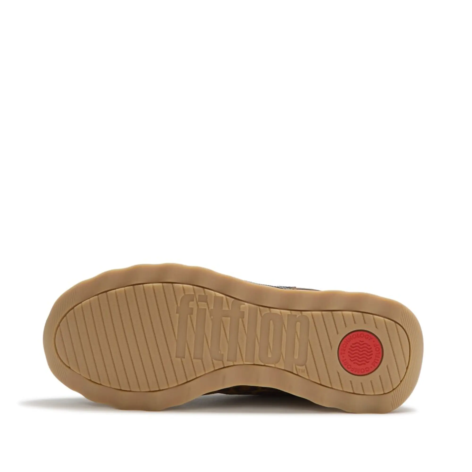 Product image 9 of 10 of FitFlop Women's Retro-Q FF Suede Trainers - Leopard Print