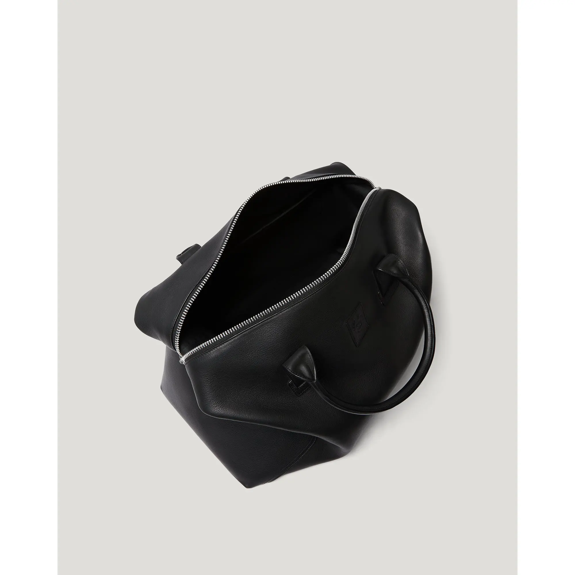 Product image 5 of 5 of Belstaff Ronson Grained Leather Weekender Bag - Black