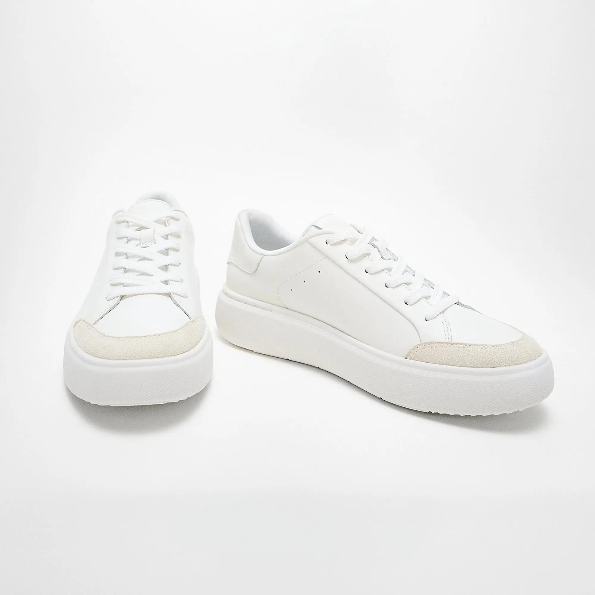 Product image 5 of 6 of FitFlop Women's RTG Leather/Suede Trainers - Urban White