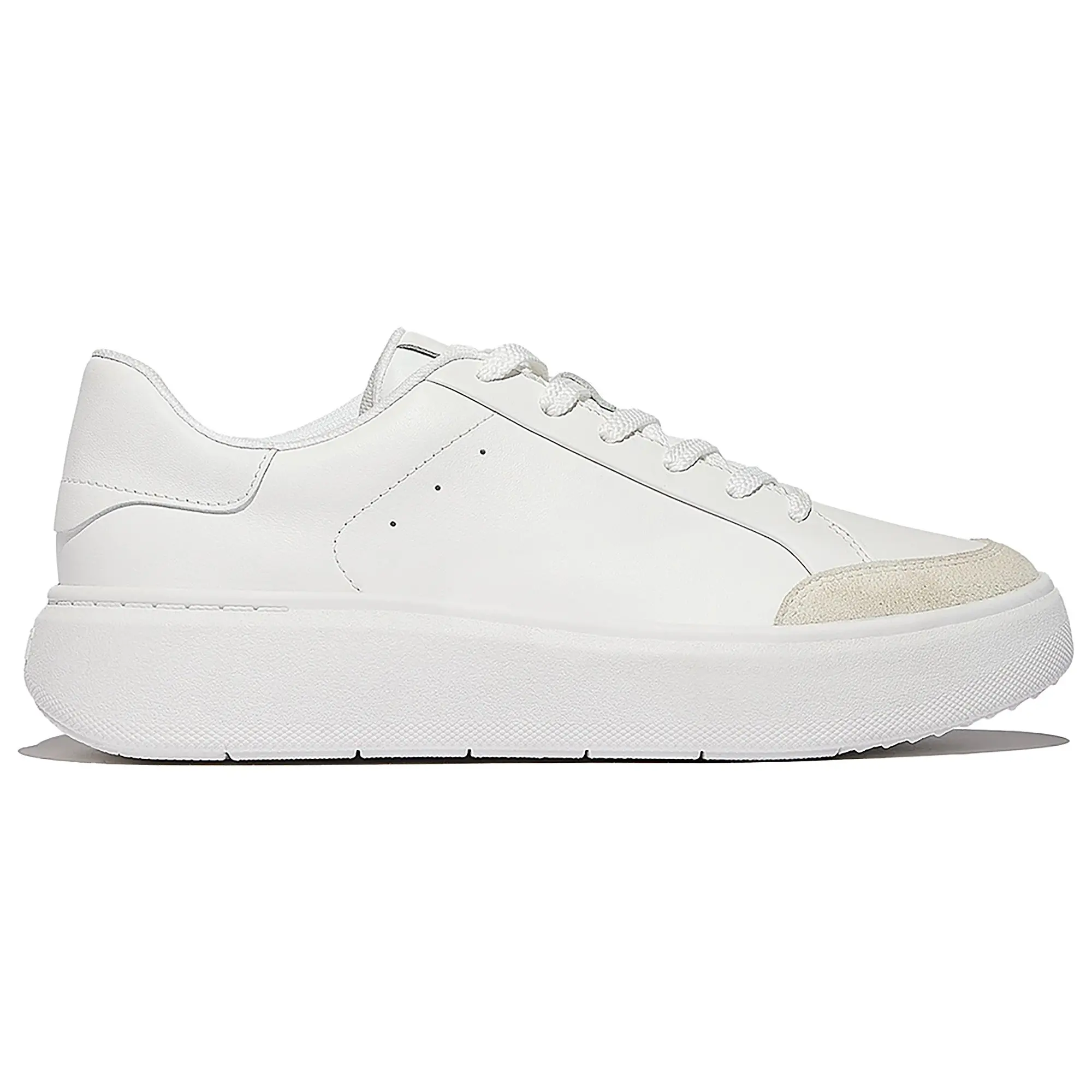 Product image 1 of 6 of FitFlop Women's RTG Leather/Suede Trainers - Urban White