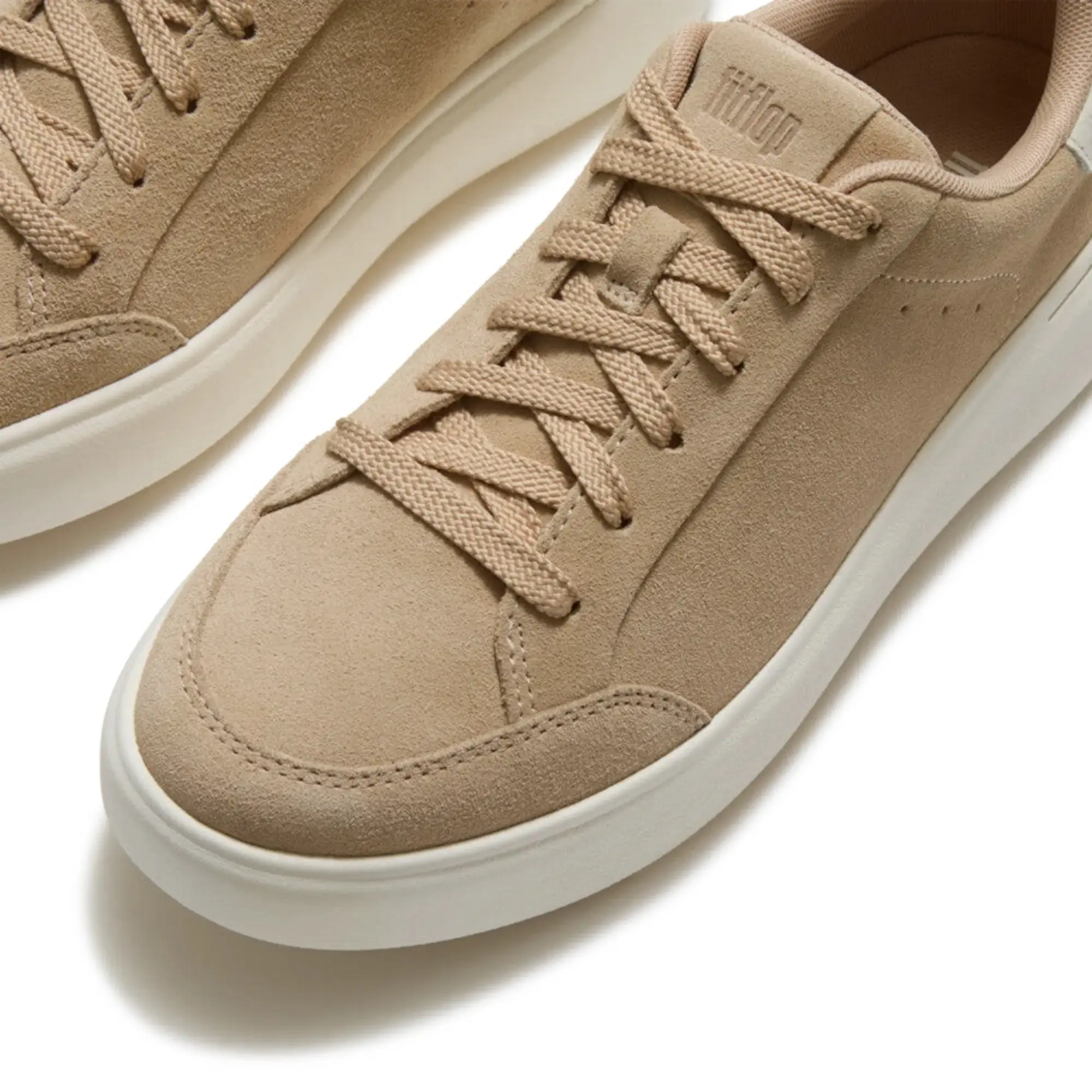 Product image 4 of 7 of FitFlop Women's RTG Suede Snake Lace Up Trainers - Hazelnut