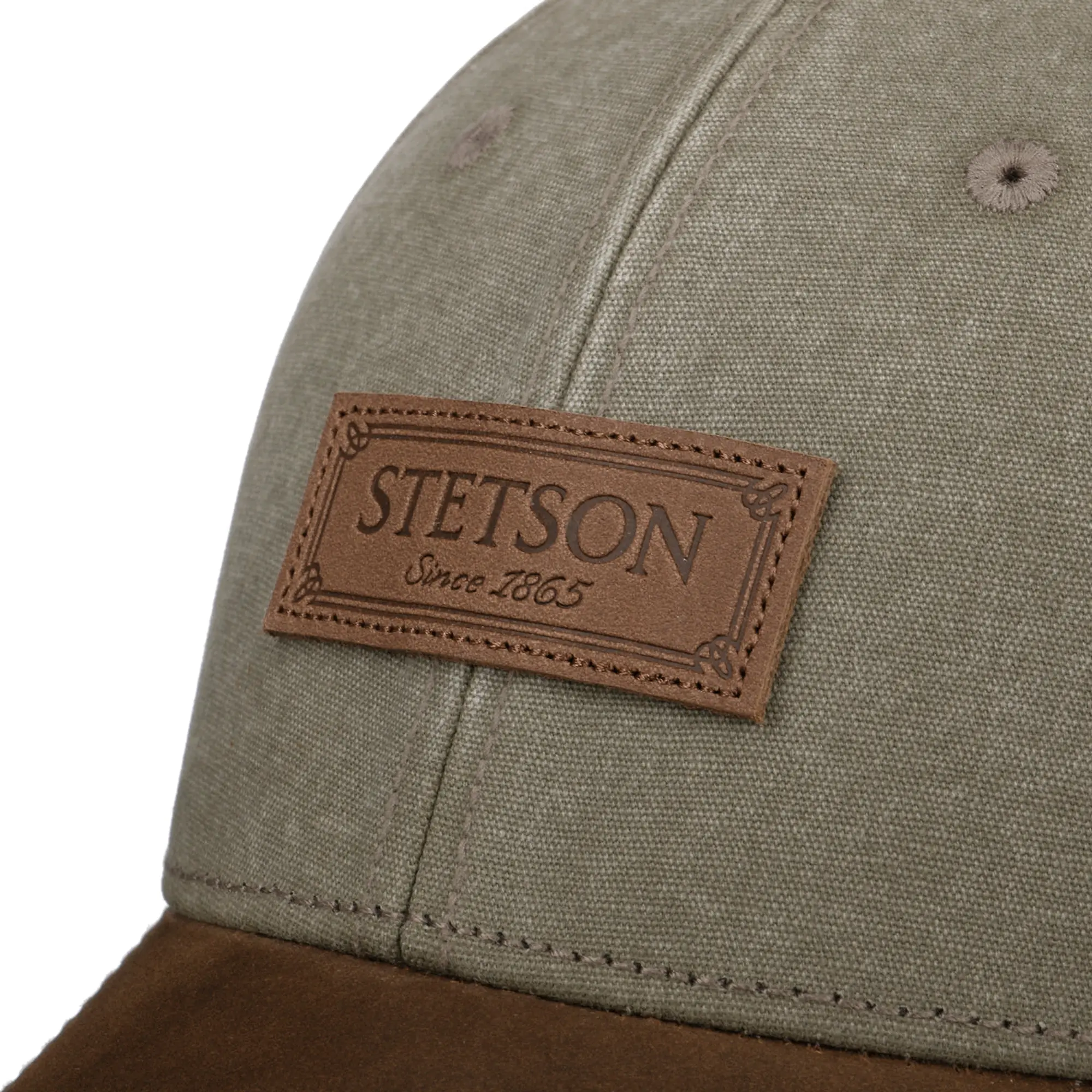 Product image 5 of 5 of Stetson Cotton Rustic Baseball Cap with UV Protection - Olive