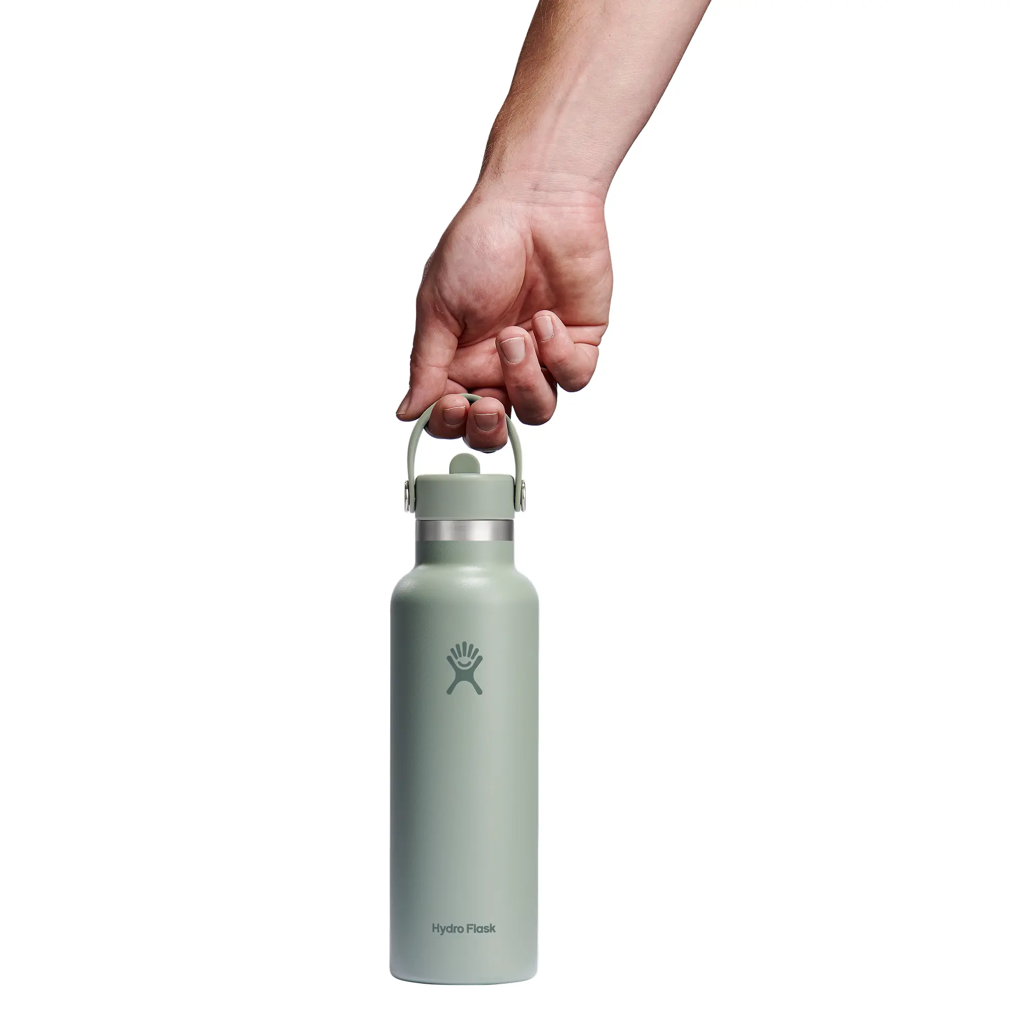 Product image 3 of 3 of Hydro Flask 21oz (621ml) Standard Mouth Bottle with Flex Straw Cap - Agave