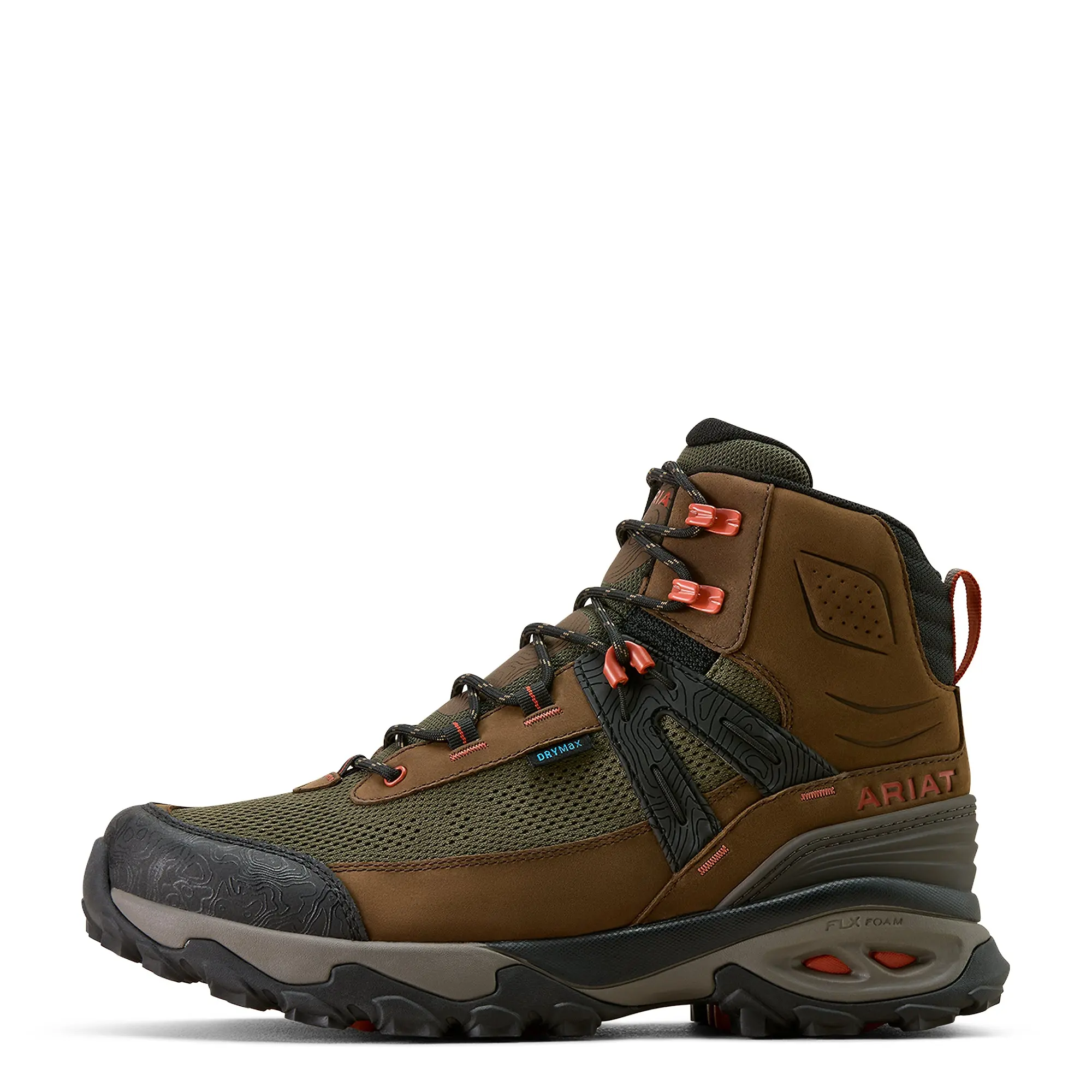 Product image 5 of 9 of Ariat Men's Traverse Mid Waterproof Hiking Boots - Brown Bark/ Evergreen