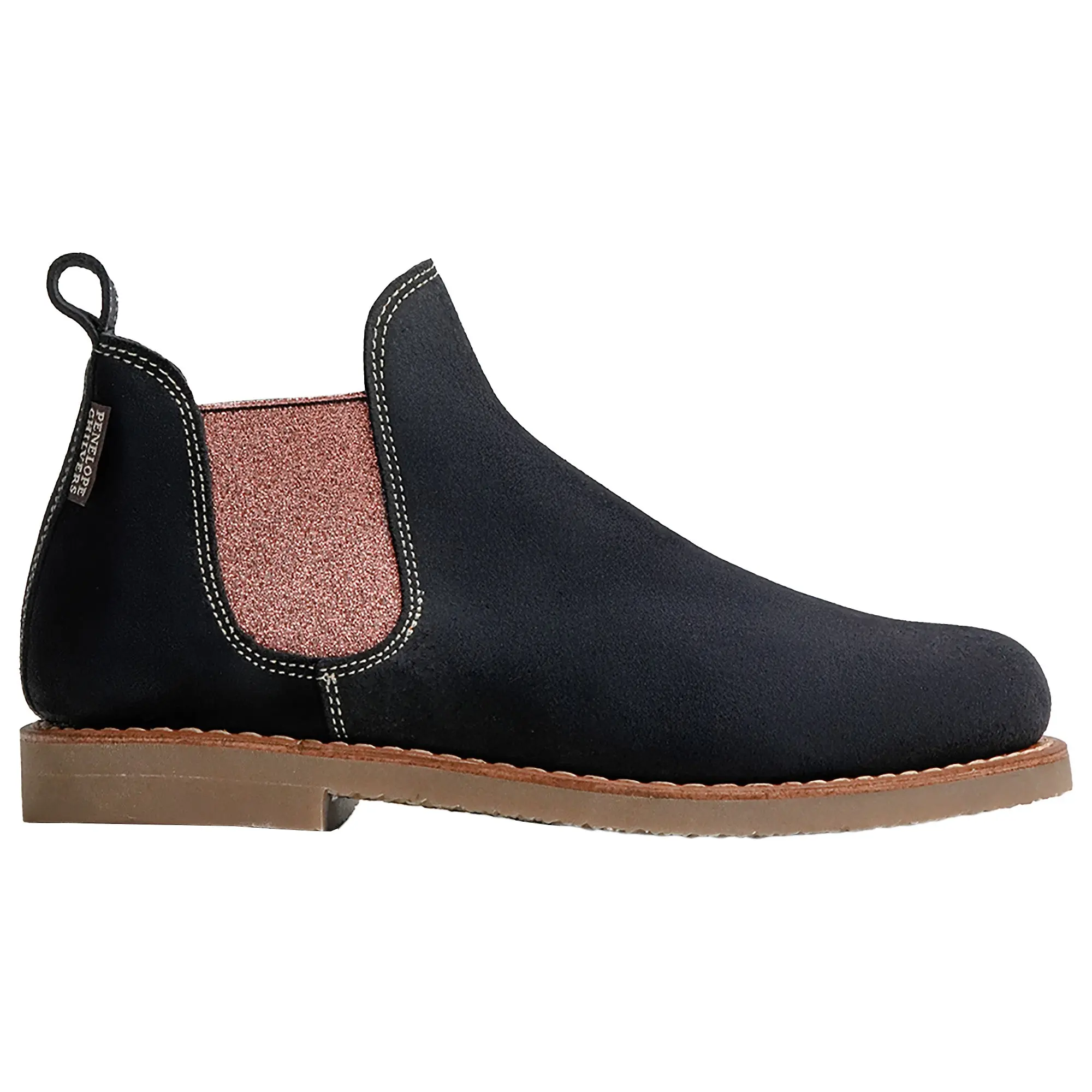 Product image 1 of 7 of Penelope Chilvers Women's Safari Suede Boots - Navy/Cinnamon