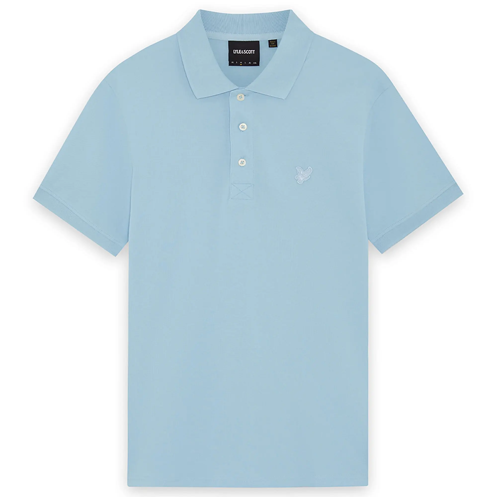 Product image 1 of 6 of Lyle & Scott Men's Superfine Polo Shirt - Airy Blue