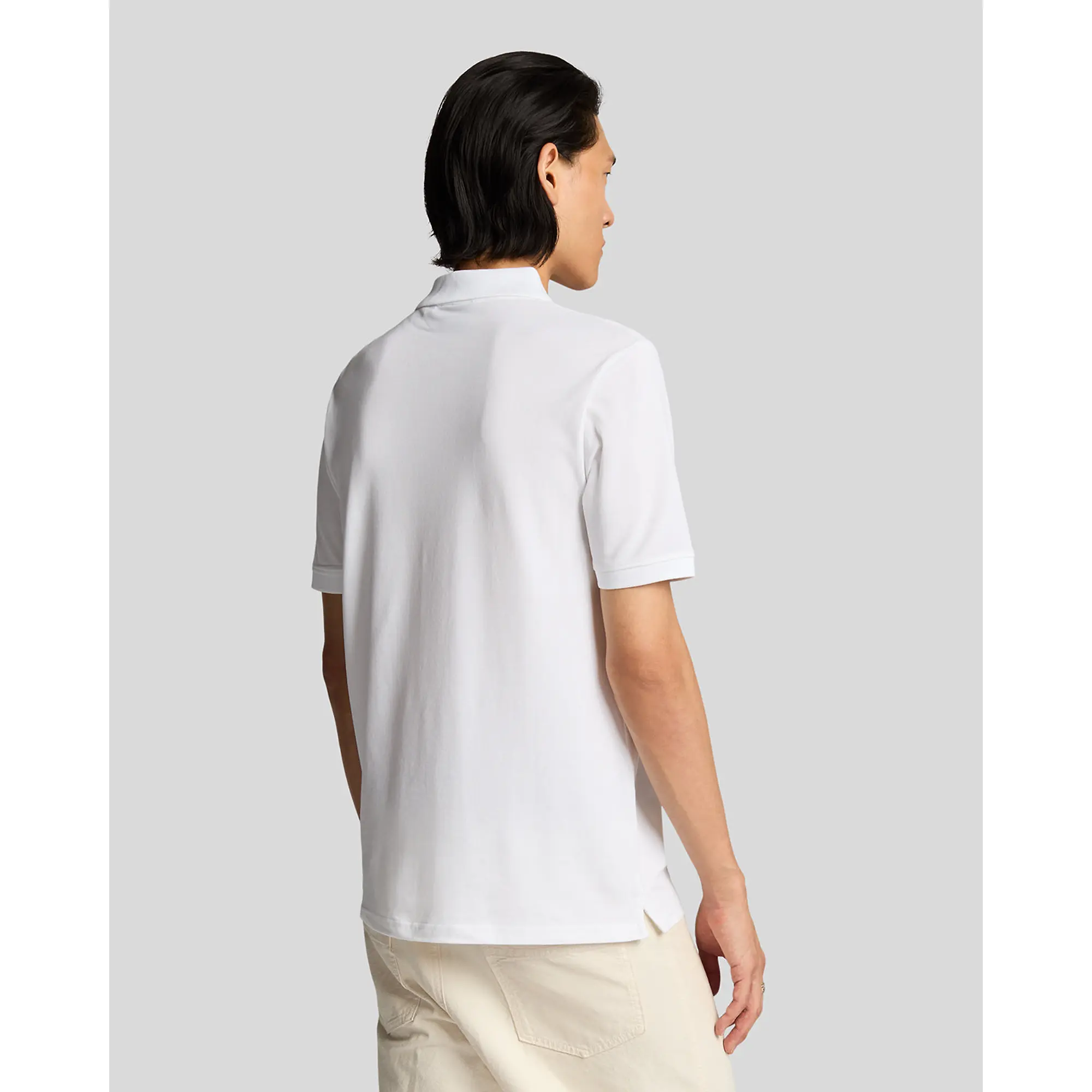 Product image 4 of 5 of Lyle & Scott Men's Superfine Polo Shirt - White