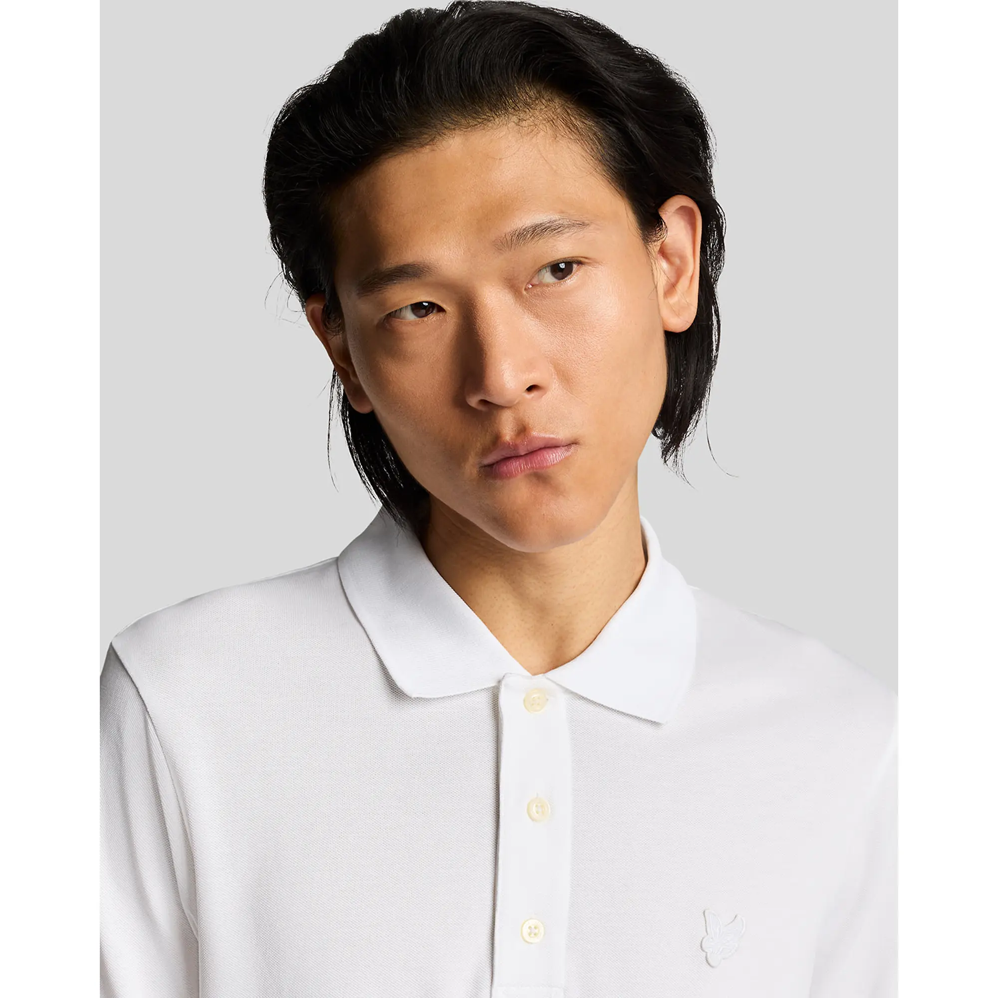 Product image 5 of 5 of Lyle & Scott Men's Superfine Polo Shirt - White