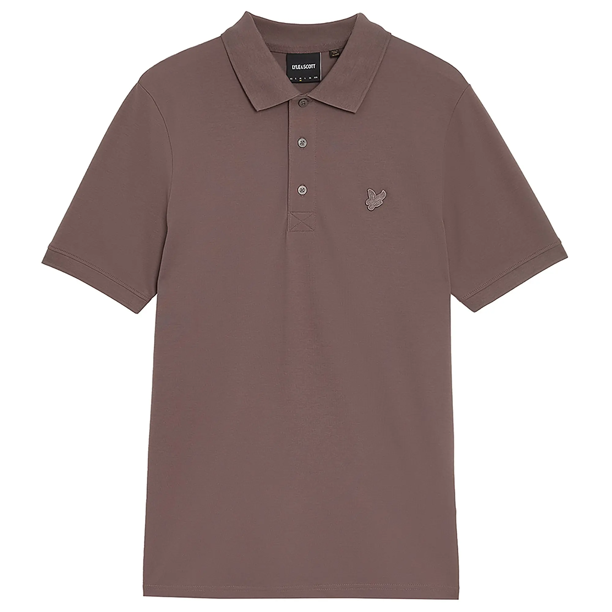 Product image 1 of 5 of Lyle & Scott Men's Superfine Polo Shirt - Plum Truffle